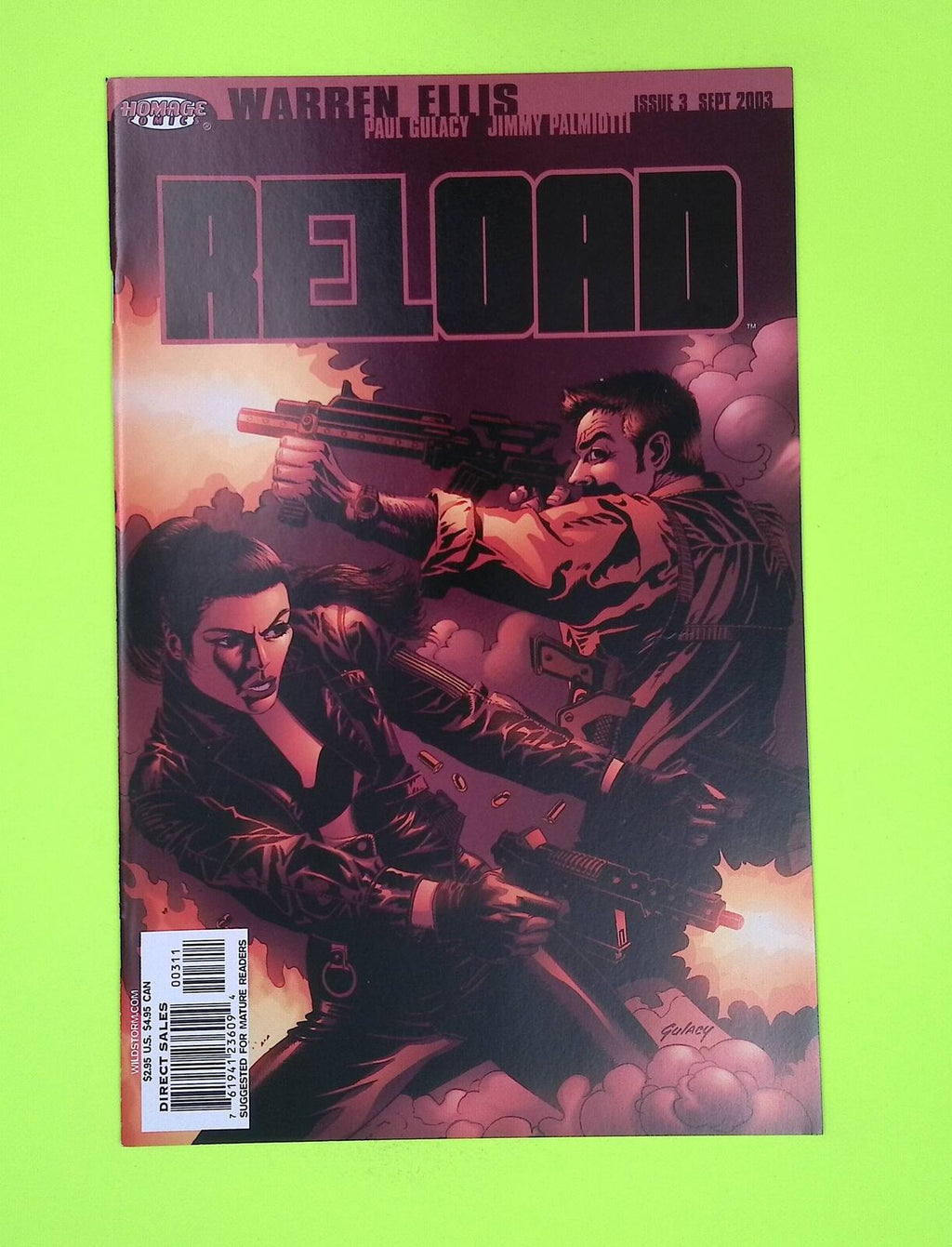 Reload #3 2003 Homage Comics High Grade Comic Book K96-106