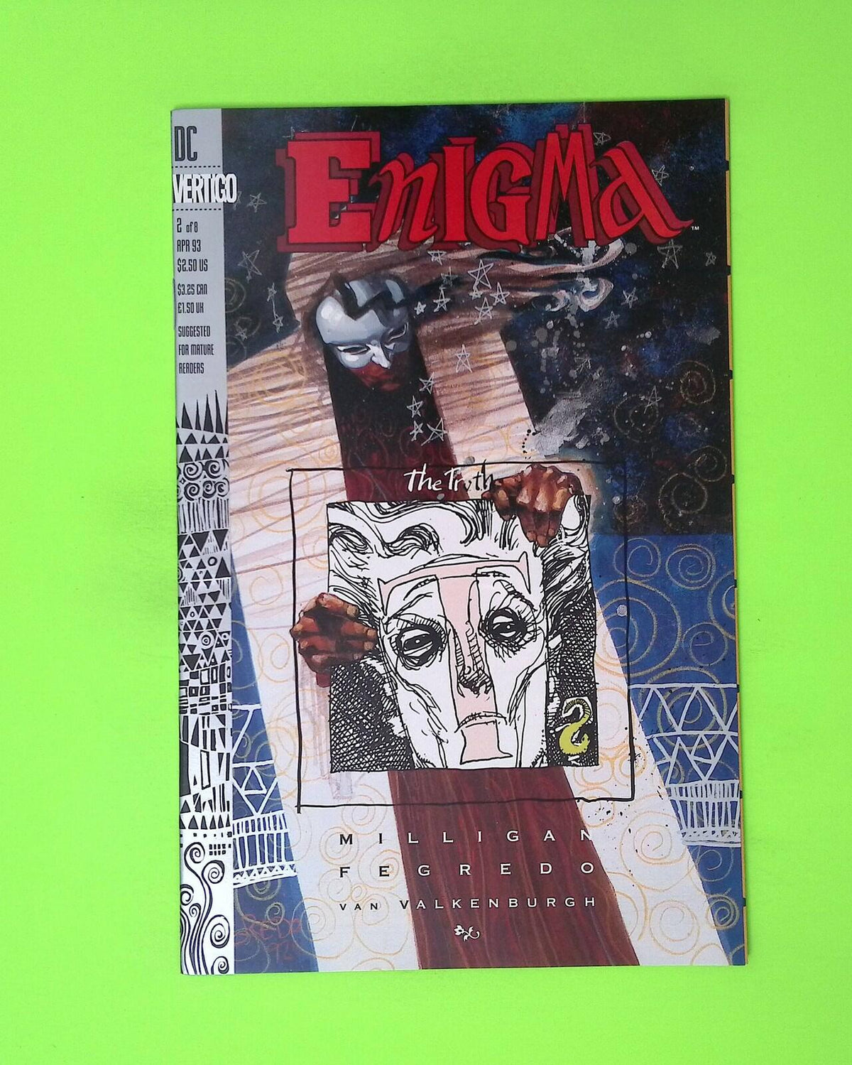 Enigma #2 1993 Vertigo High Grade Comic Book B24-225