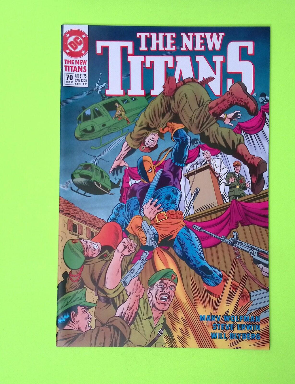 New Titans #70 1990 DC Comics High Grade Comic Book R93-127