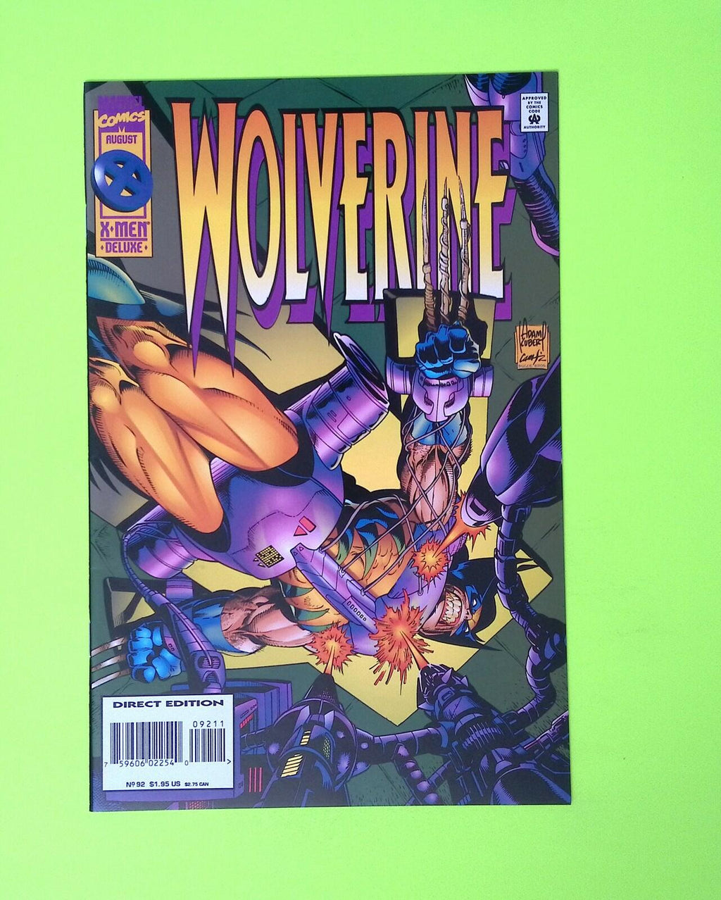 Wolverine #92 Vol. 2 1995 Marvel Comics High Grade Comic Book X235-64