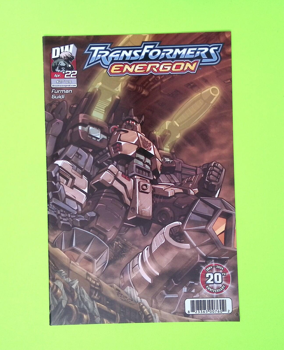 Transformers Energon #22 2004 Dreamwave High Grade Comic Book X205-39