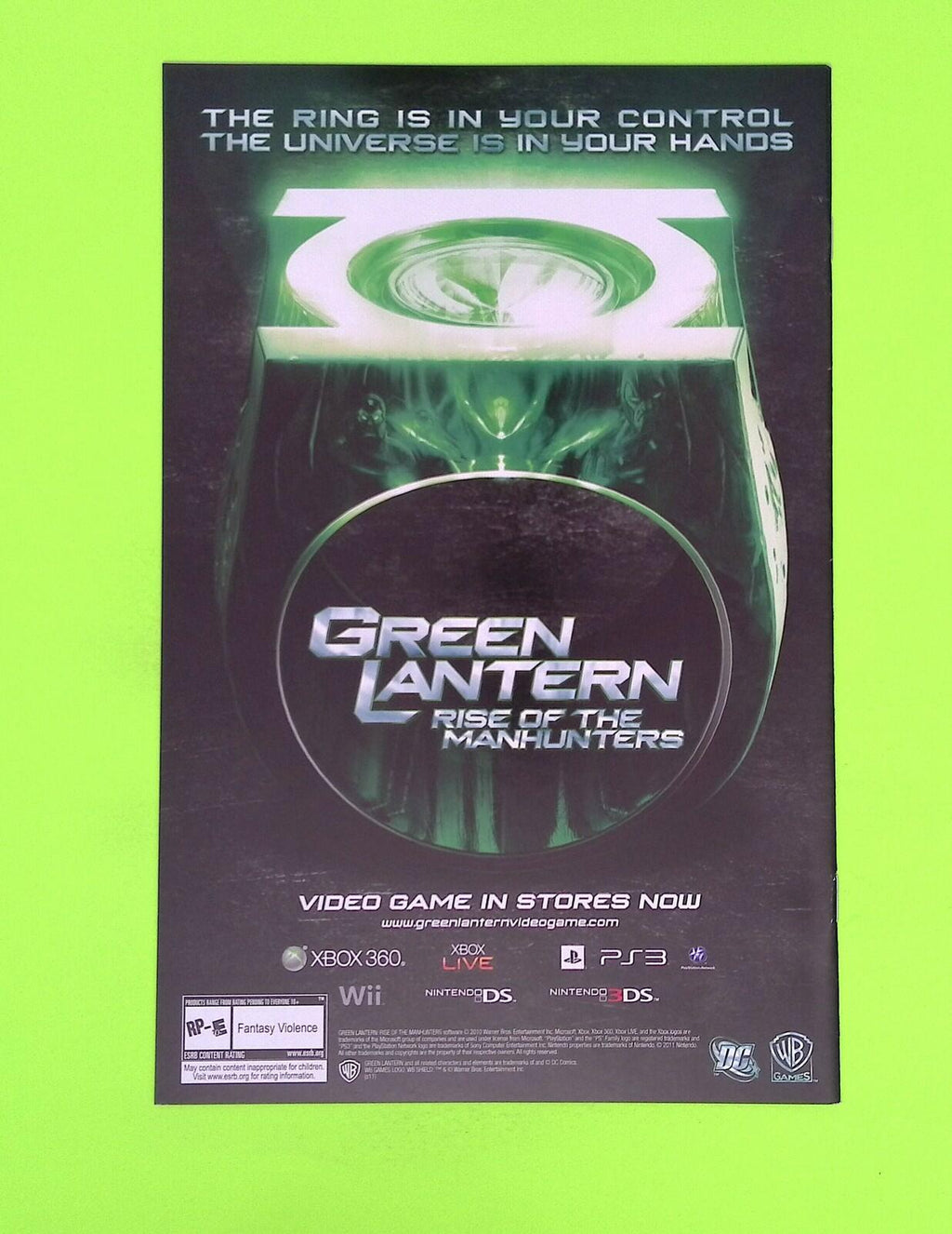 Green Lantern Emerald Warriors #11 2011 DC Comics High Grade Comic Book W151-100