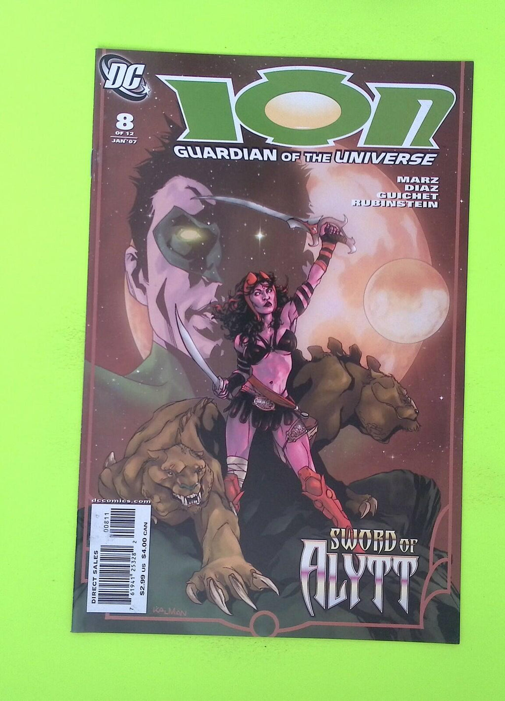 Ion #8 2007 DC Comics High Grade Comic Book W48-161