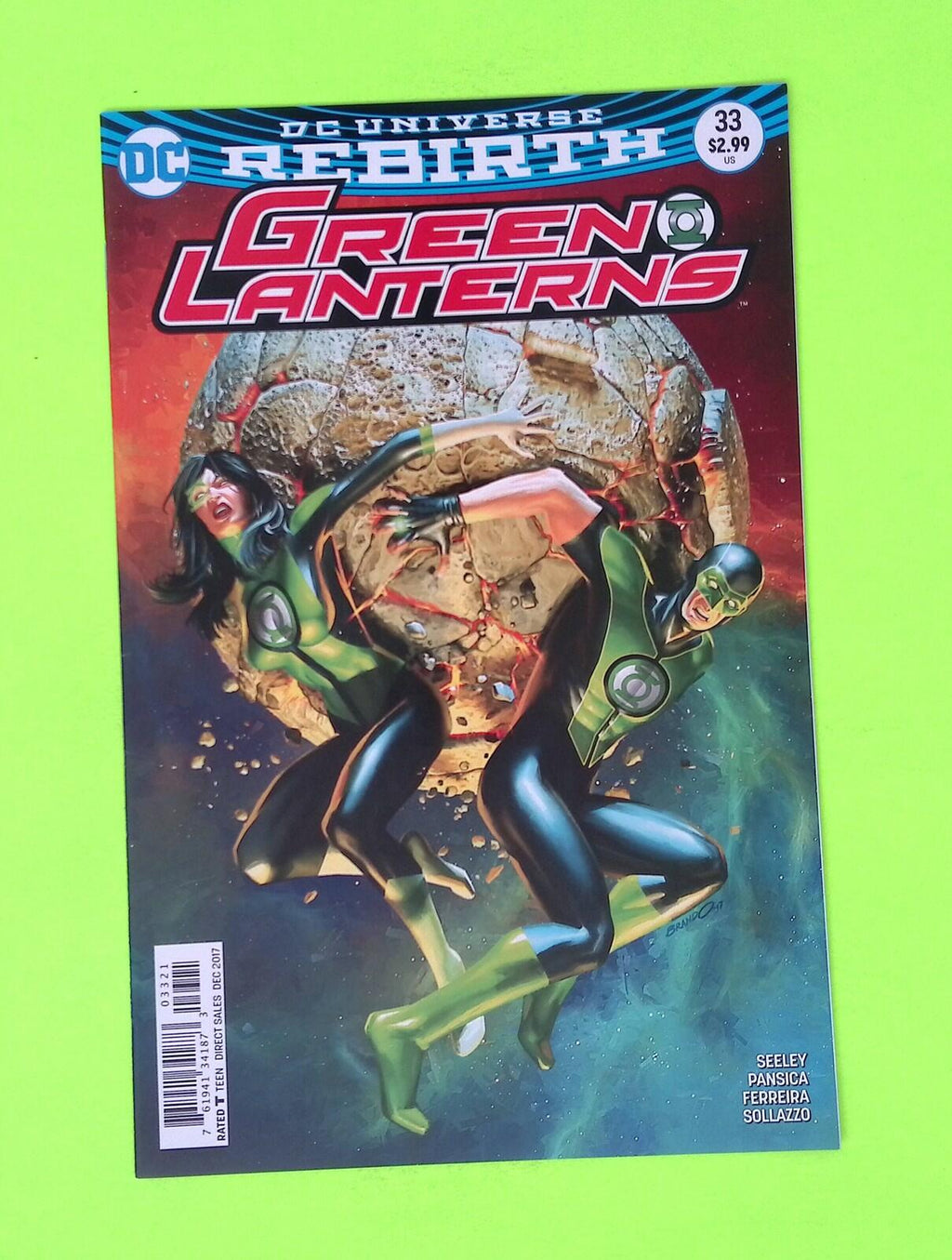 Green Lanterns #33b 2017 DC Comics Variant High Grade Comic Book R29-154