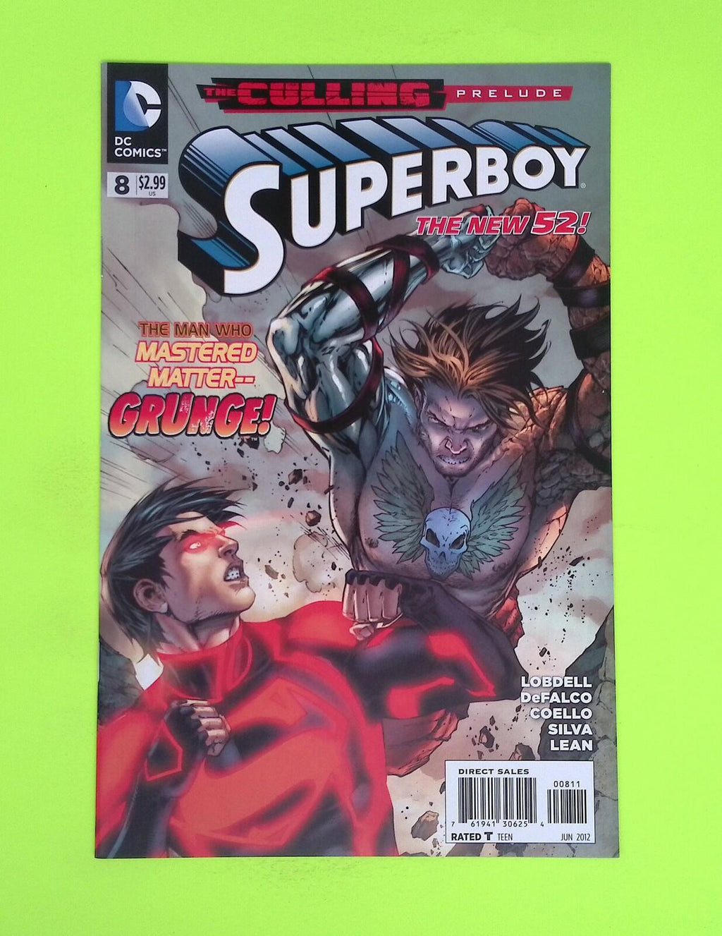 Superboy #8 Vol. 5 2012 DC Comics 8.0 Comic Book M51-249