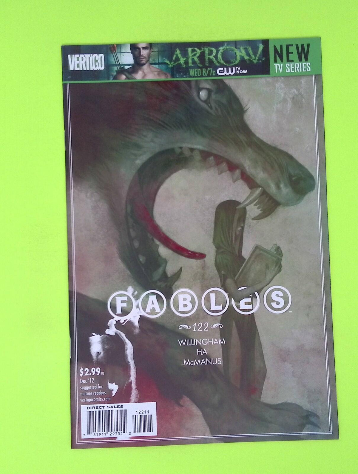 Fables #122 2012 Vertigo High Grade Comic Book P31-150