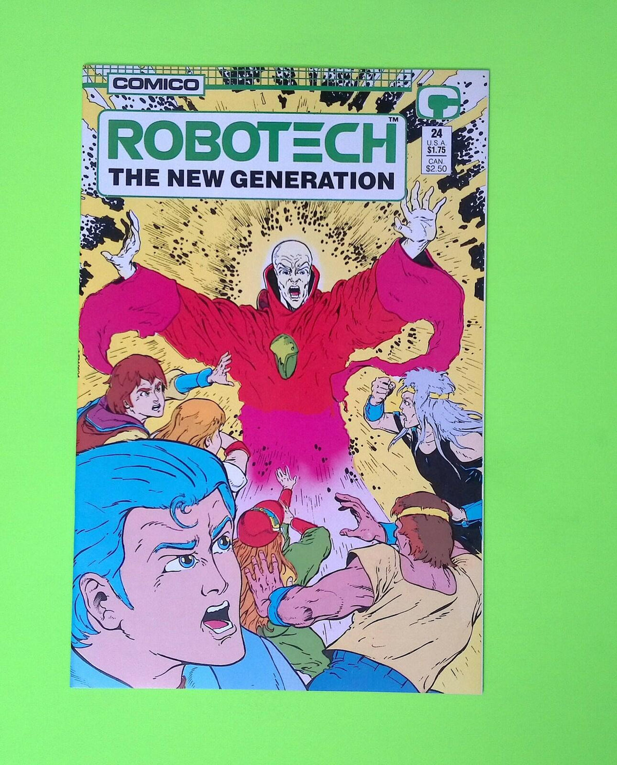 Robotech The New Generation #24 1988 Comico Comics High Grade Comic Book B61-199