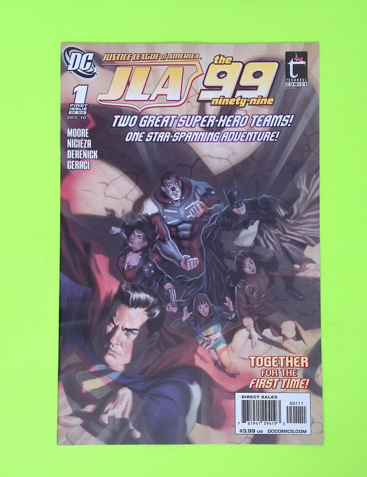 JLA / The 99 #1 2010 DC Comics High Grade Comic Book W170-73