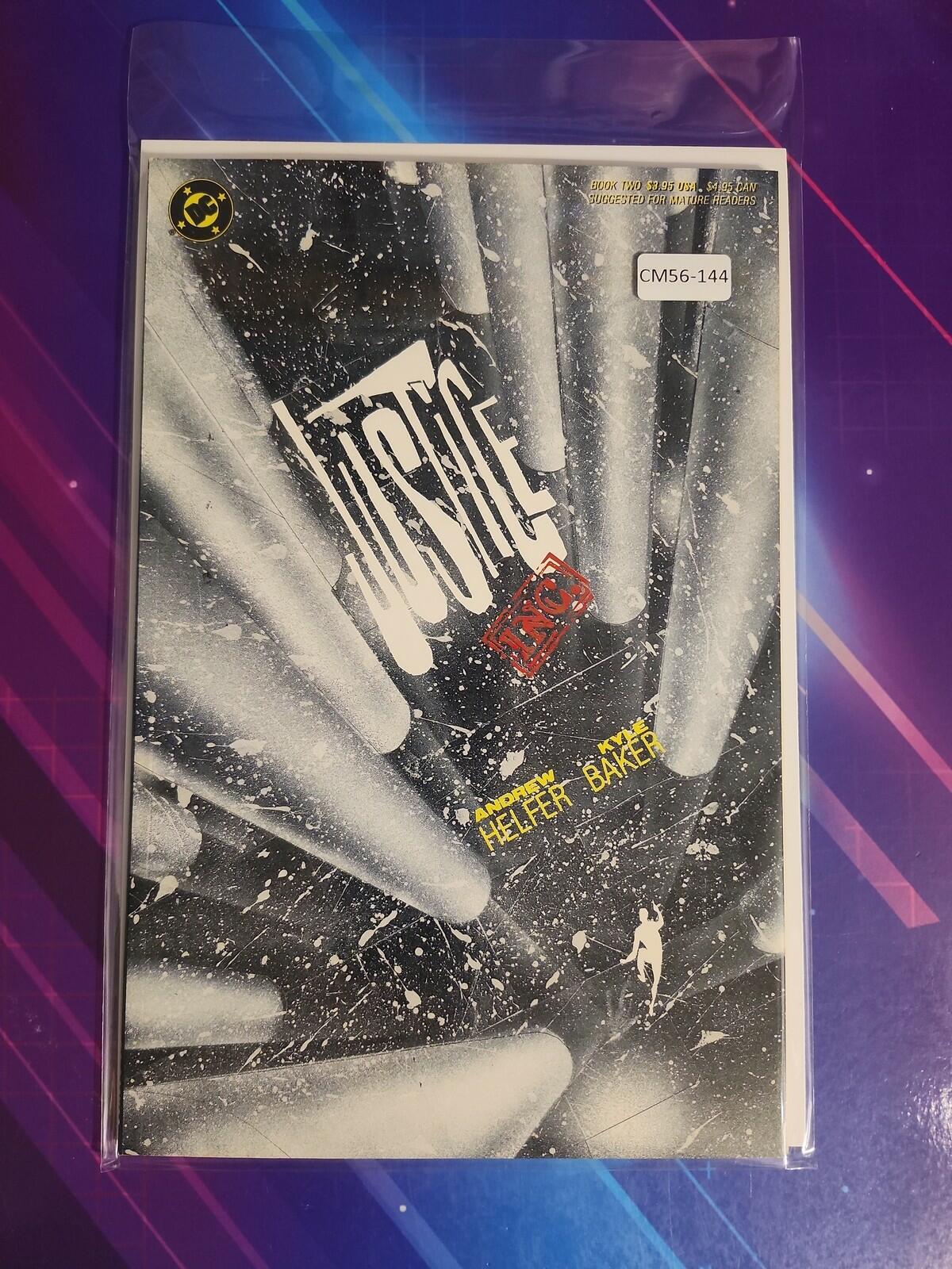 JUSTICE INC. #2 VOL. 2 9.2 DC COMIC BOOK CM56-144