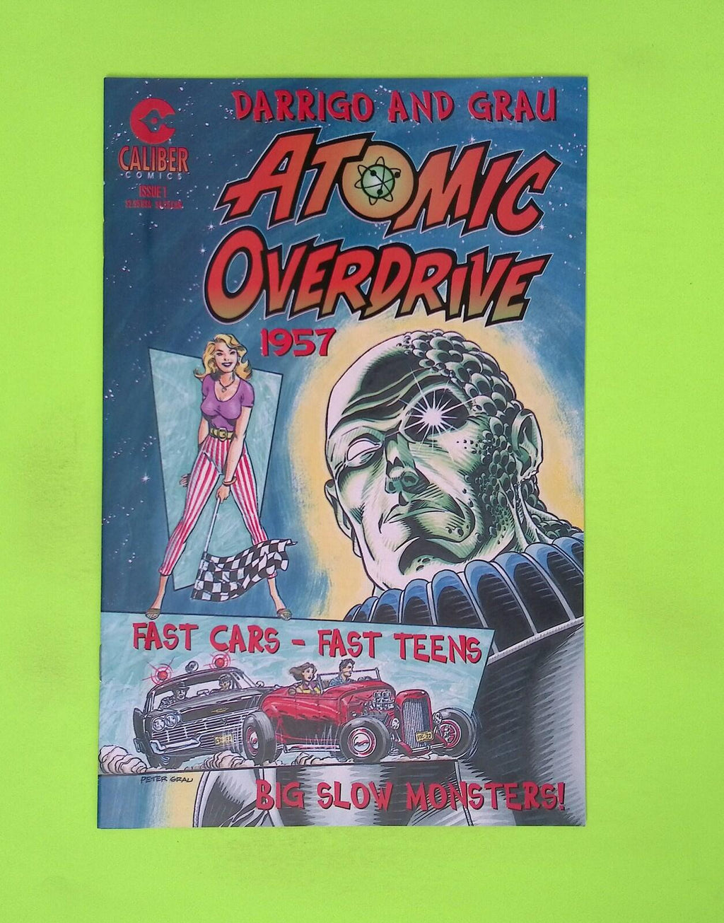Atomic Overdrive #1 Caliber Comics 7.0 Comic Book W188-23