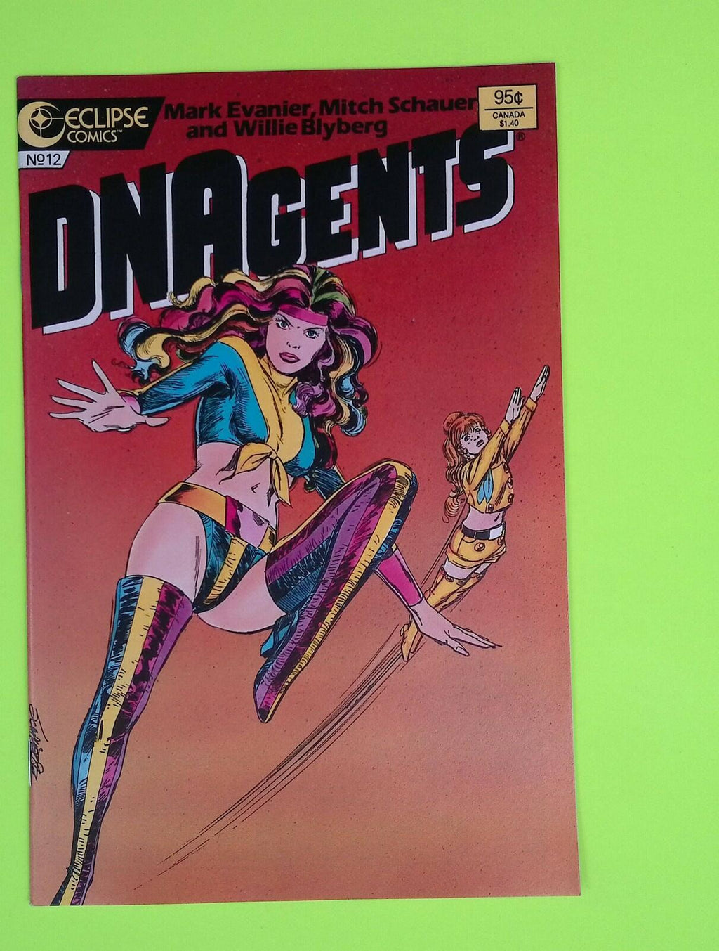 The New DNAgents #12 Vol. 2 1986 Eclipse Comics High Grade Comic Book J47-145