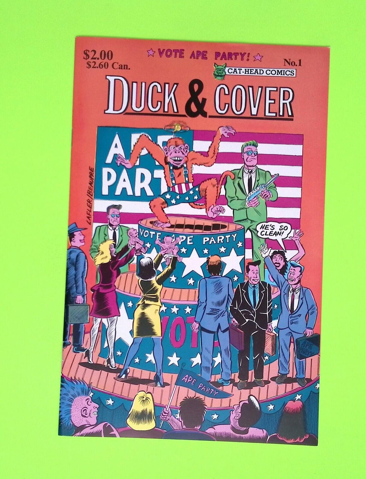 Duck & Cover #1 Cat-Head Comics 7.0 Comic Book W227-96