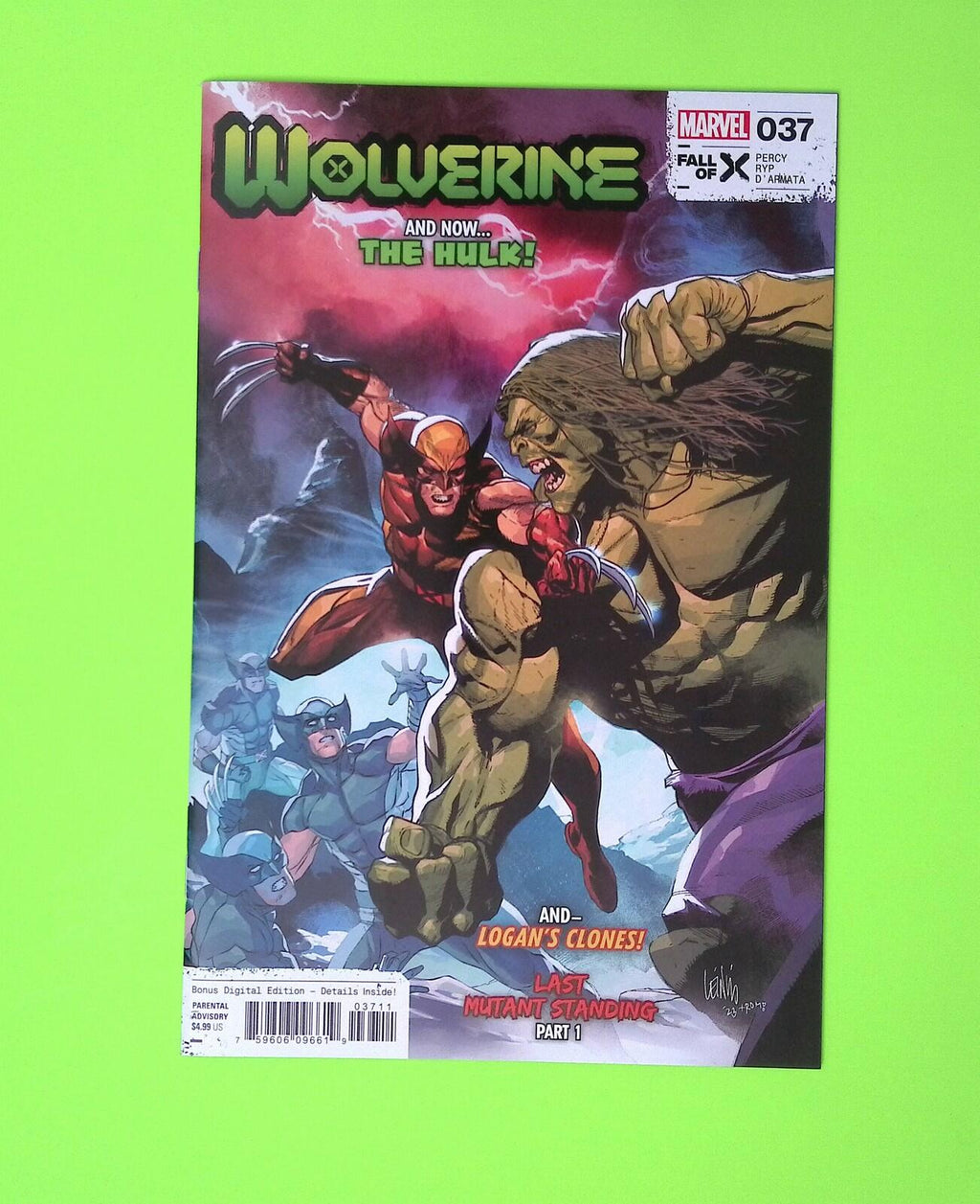 Wolverine #37 Vol. 7 2023 Marvel Comics High Grade Comic Book B47-47