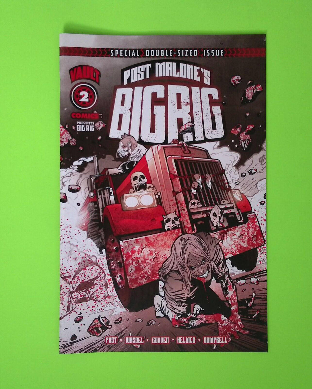 Post Malone's Big Rig #2 2025 Vault Comics High Grade Comic Book W307-35