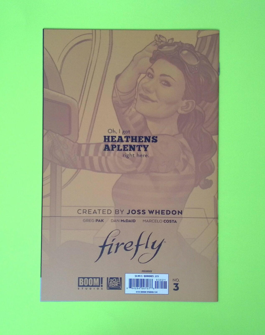 Firefly #3b 2019 BOOM! Studios Variant High Grade Comic Book X251-203