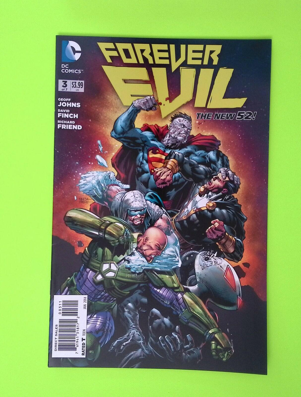 Forever Evil #3 2014 DC Comics High Grade Comic Book P80-146