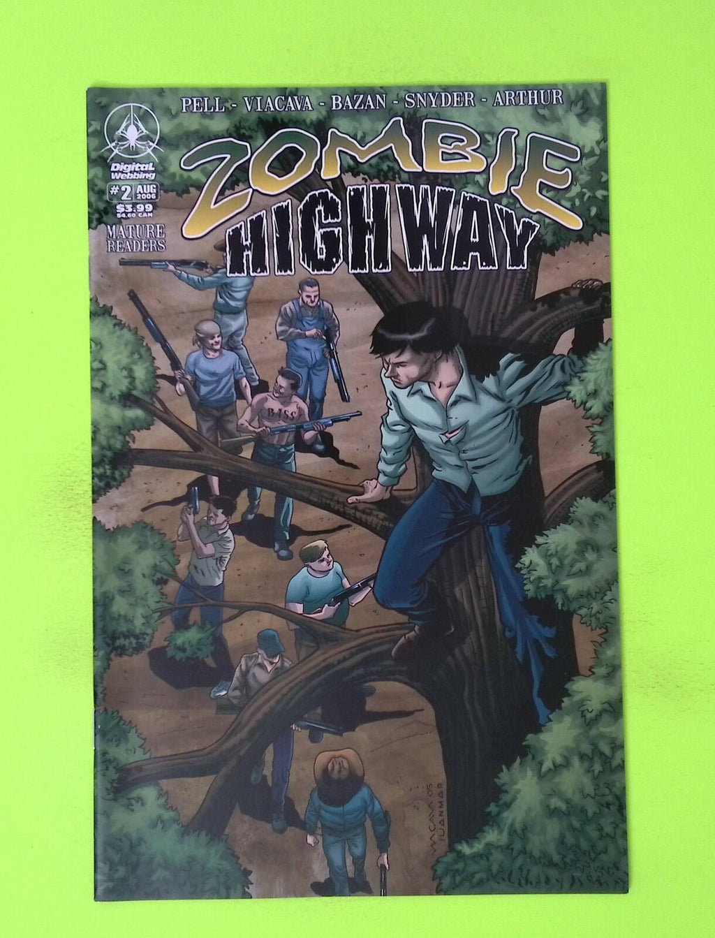Zombie Highway #2 2006 Digital Webbing High Grade Comic Book Q11-265