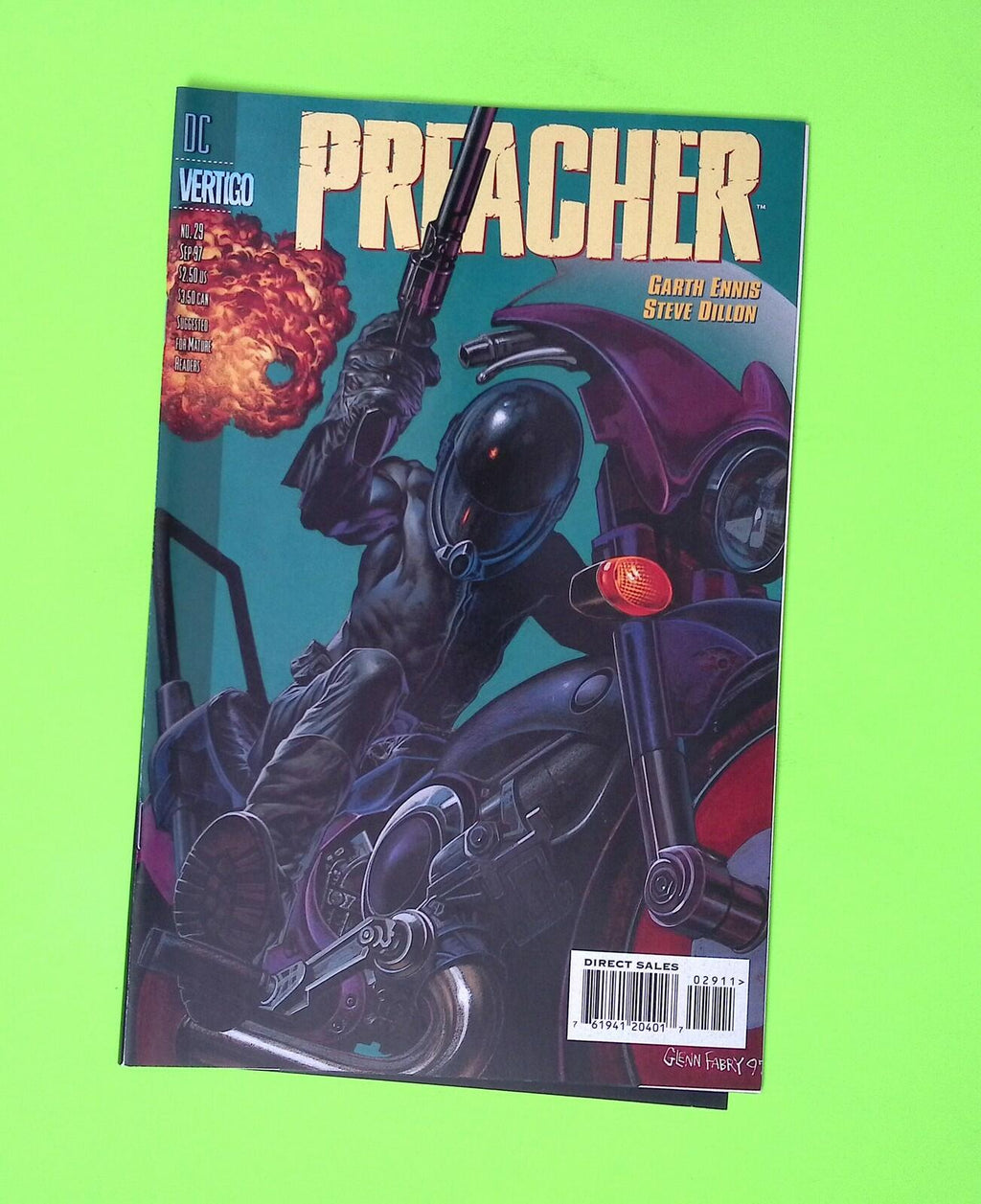 Preacher #29 1997 Vertigo High Grade Comic Book B49-143