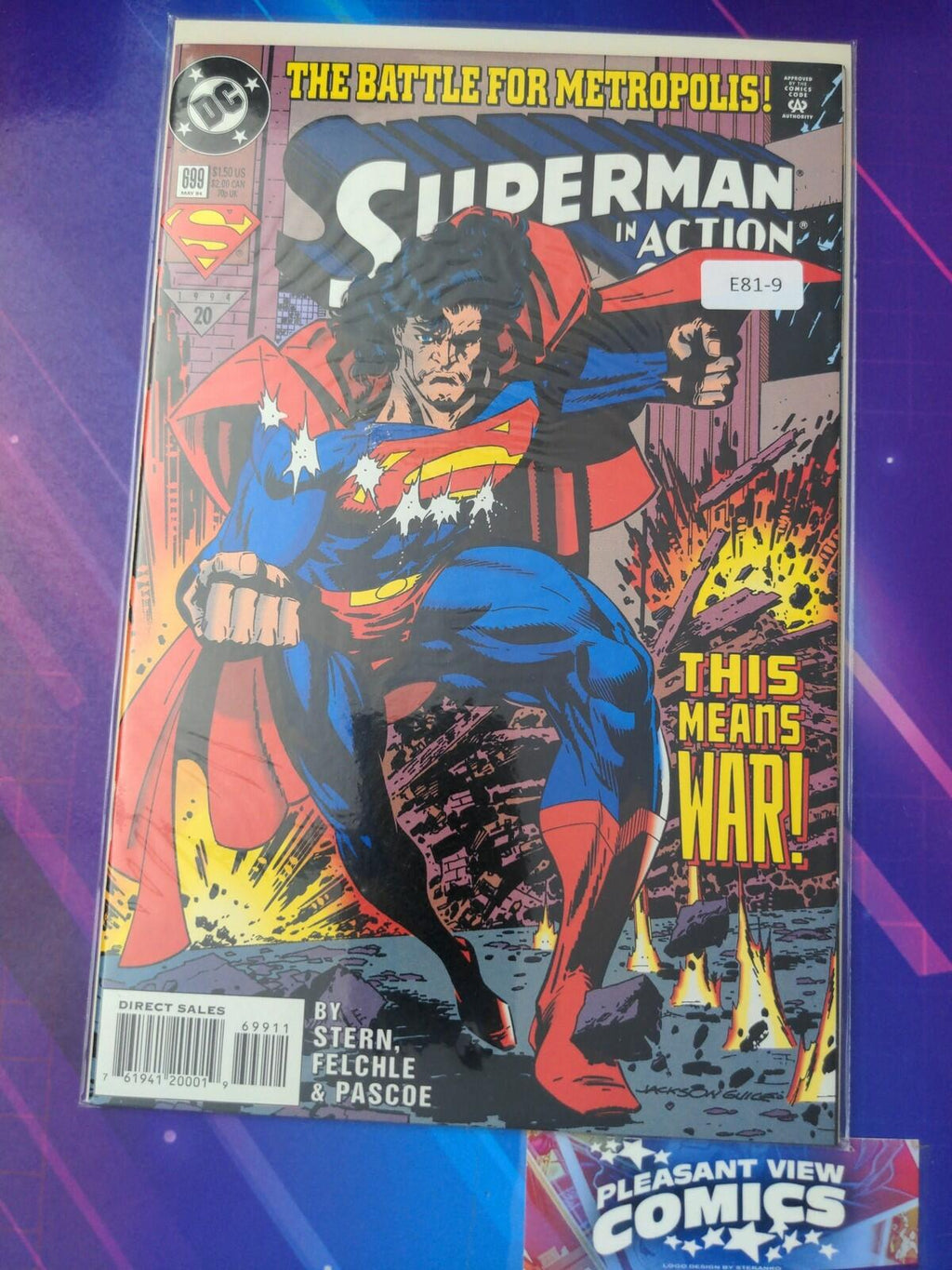 ACTION COMICS #699 VOL. 1 HIGH GRADE DC COMIC BOOK E81-9