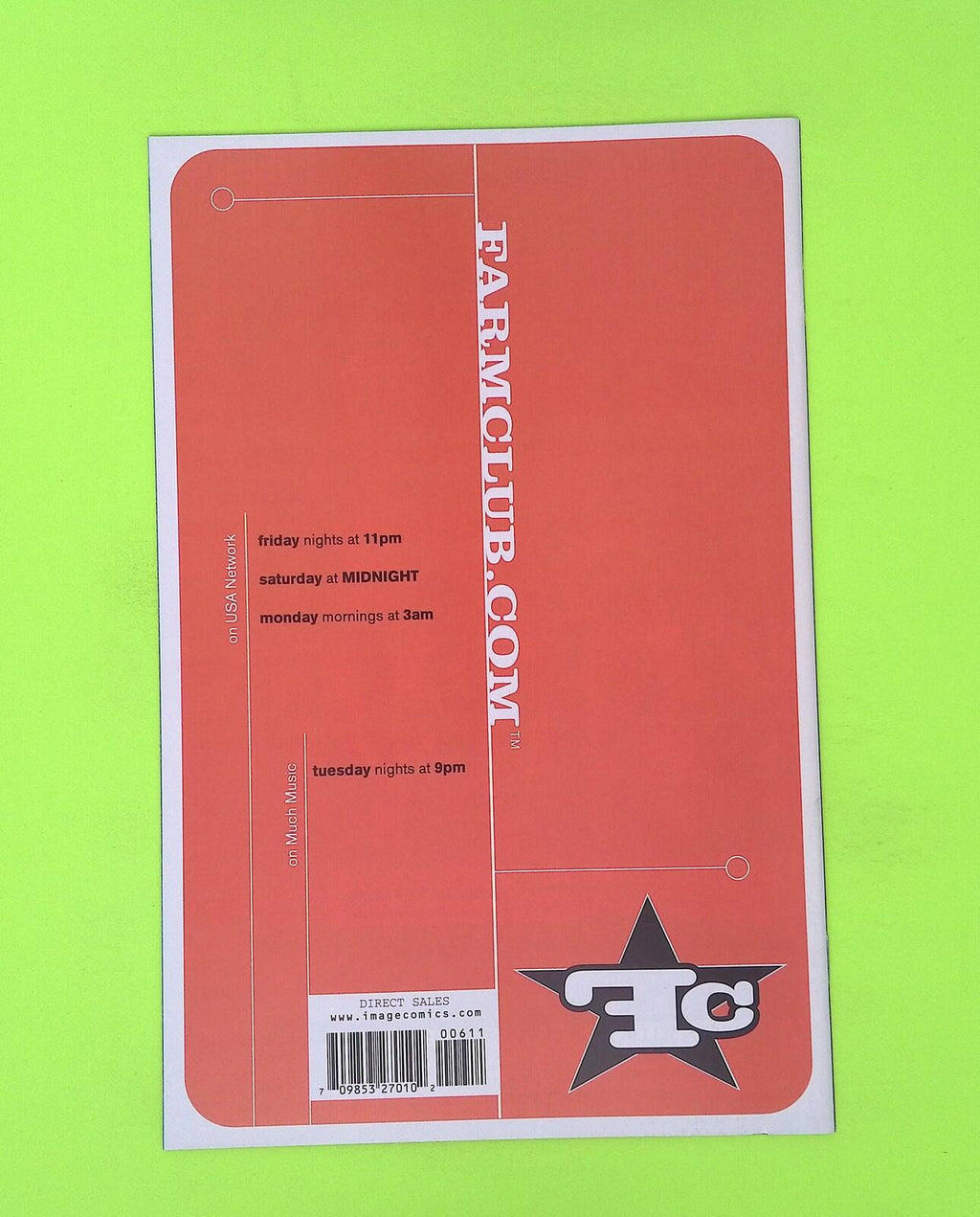 Objective Five #6 2001 Image Comics High Grade Comic Book W186-69