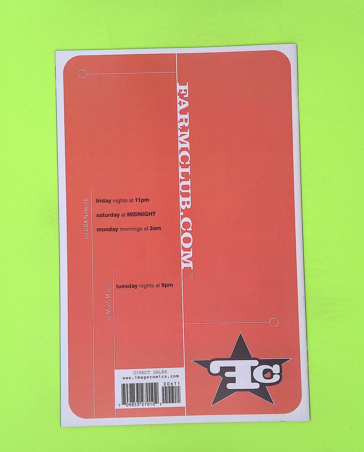 Objective Five #6 2001 Image Comics High Grade Comic Book W186-69