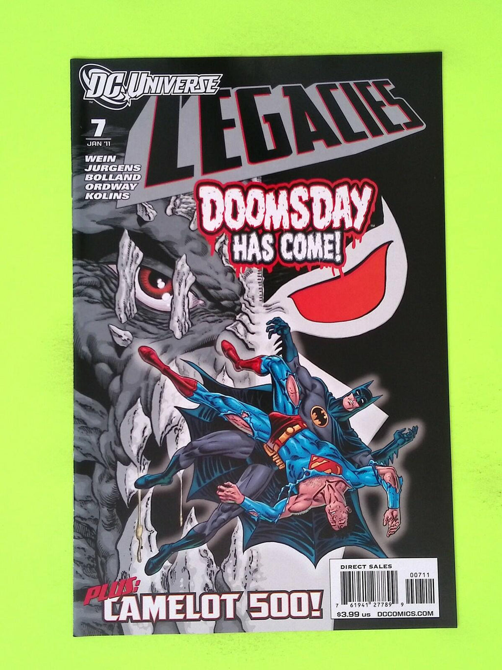 DCU Legacies #7 2011 DC Comics High Grade Comic Book P29-144