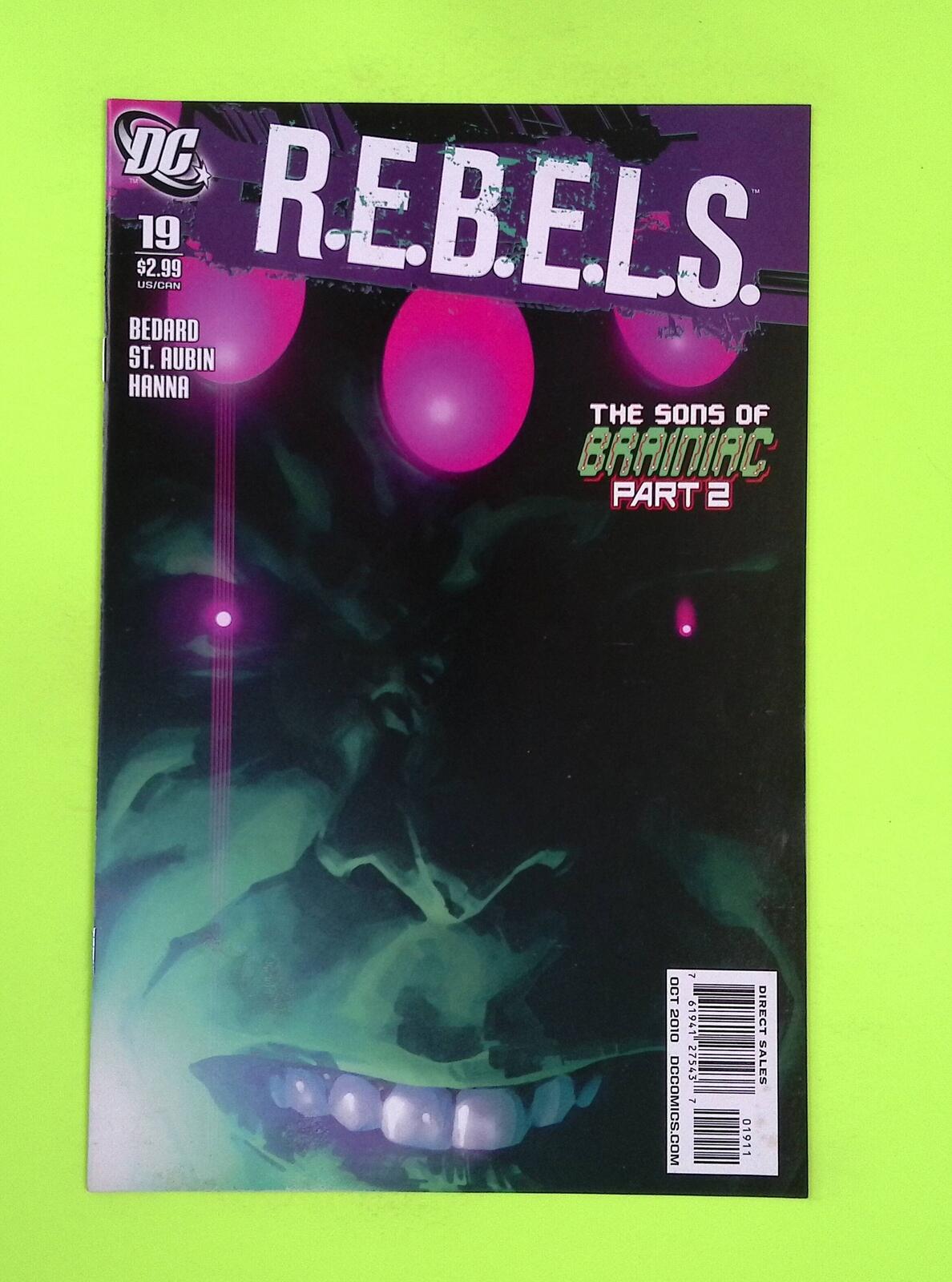 R.E.B.E.L.S. #19 Vol. 2 2010 DC Comics 7.0 Comic Book G65-180