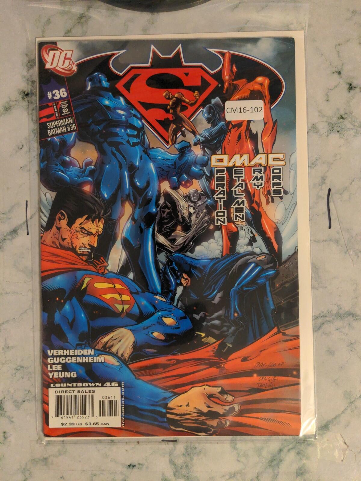 SUPERMAN/BATMAN #36 8.0 DC COMIC BOOK CM16-102