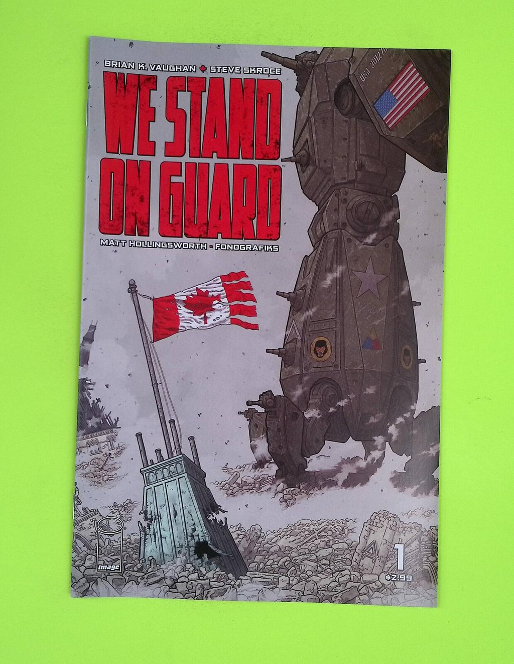 We Stand on Guard #1 2015 Image Comics High Grade Comic Book M19-200