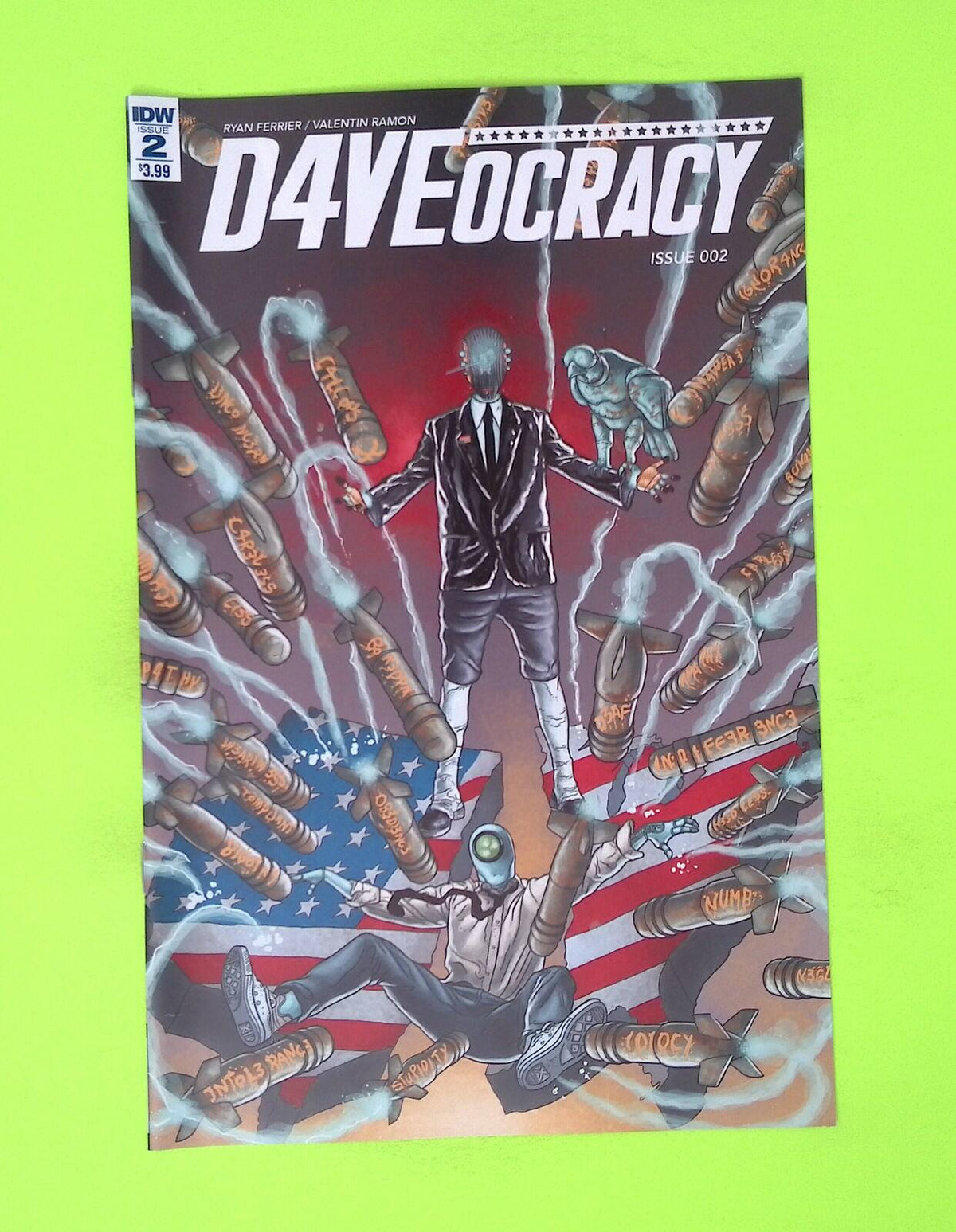 D4VEocracy #2 2017 IDW Publishing High Grade Comic Book W143-176