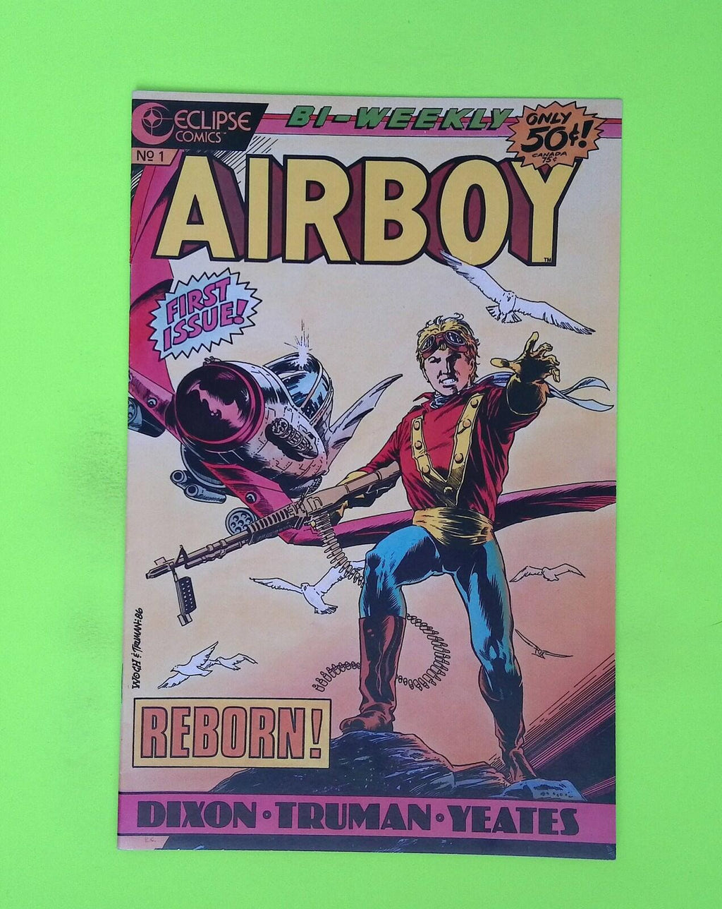 Airboy #1 Vol. 1 1986 Eclipse Comics 7.0 Comic Book W237-80