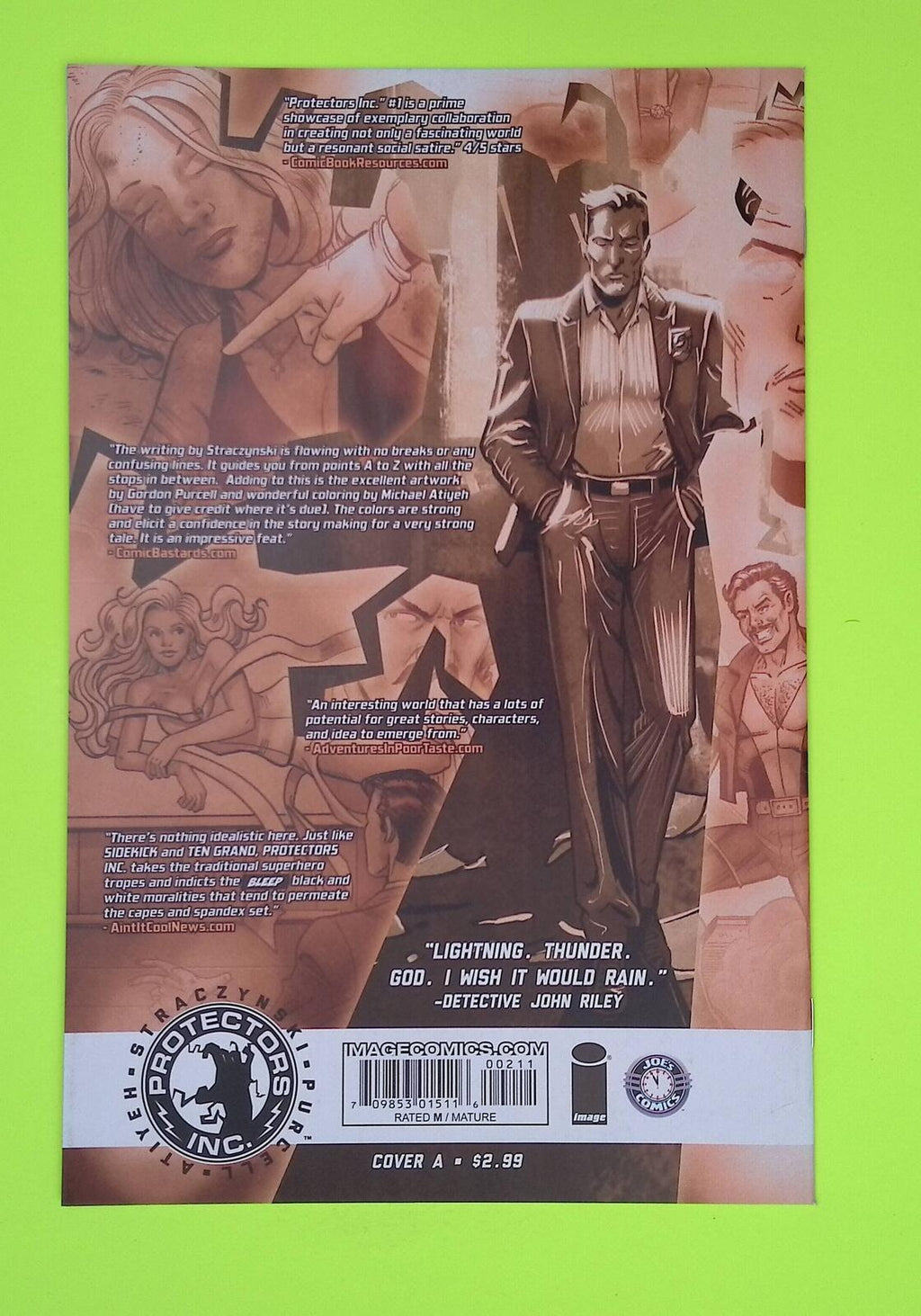 Protectors Inc. #2 2013 Image Comics High Grade Comic Book A19-138