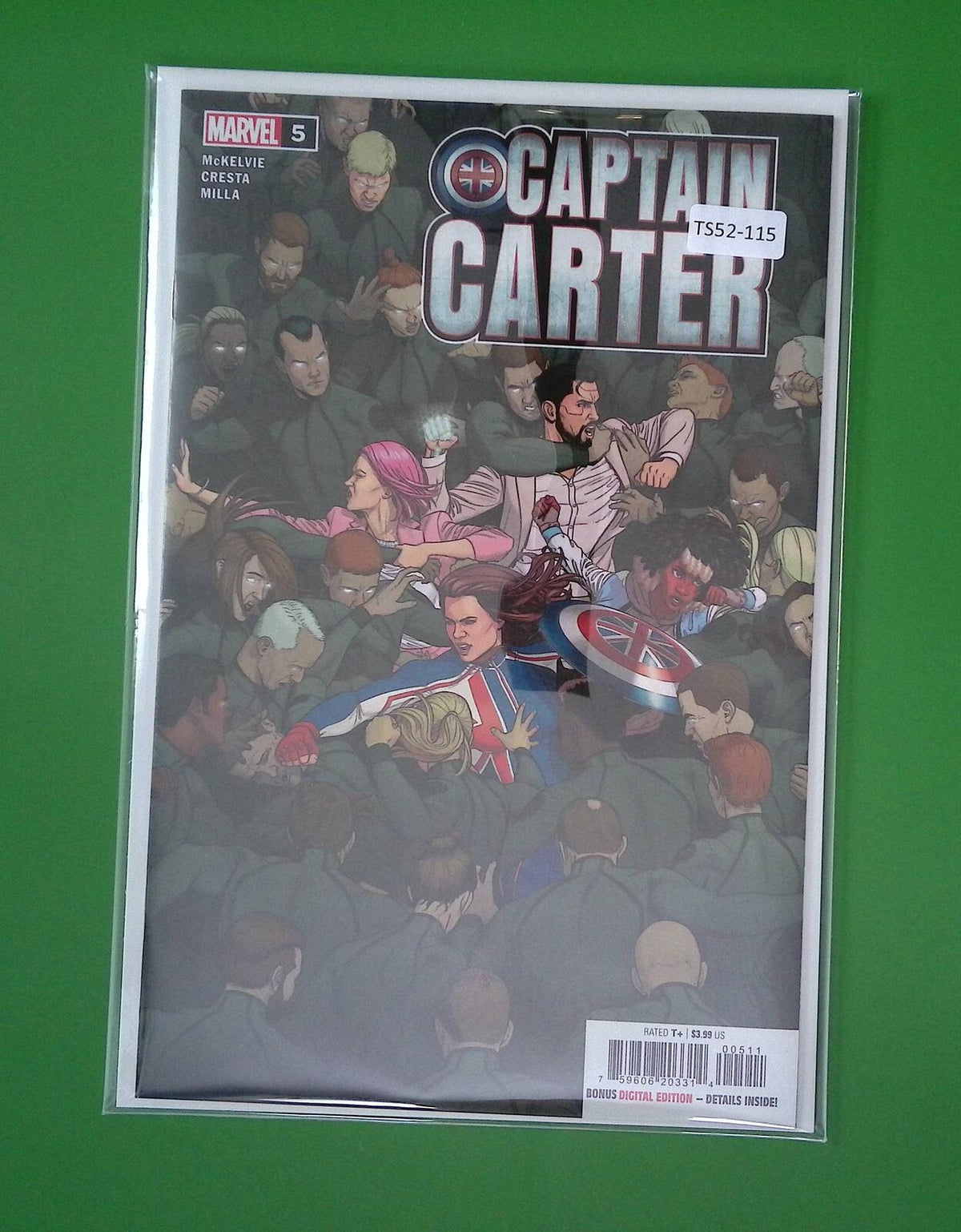 CAPTAIN CARTER #5 9.6 MARVEL COMIC BOOK TS52-115