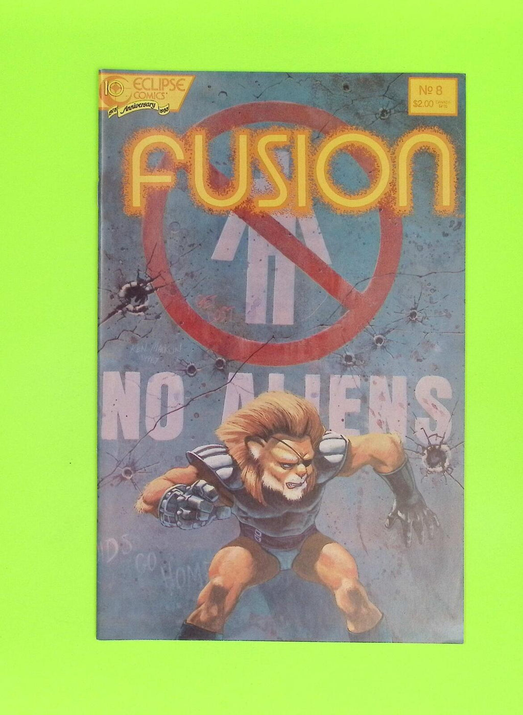Fusion #8 Eclipse Comics High Grade Comic Book V78-6