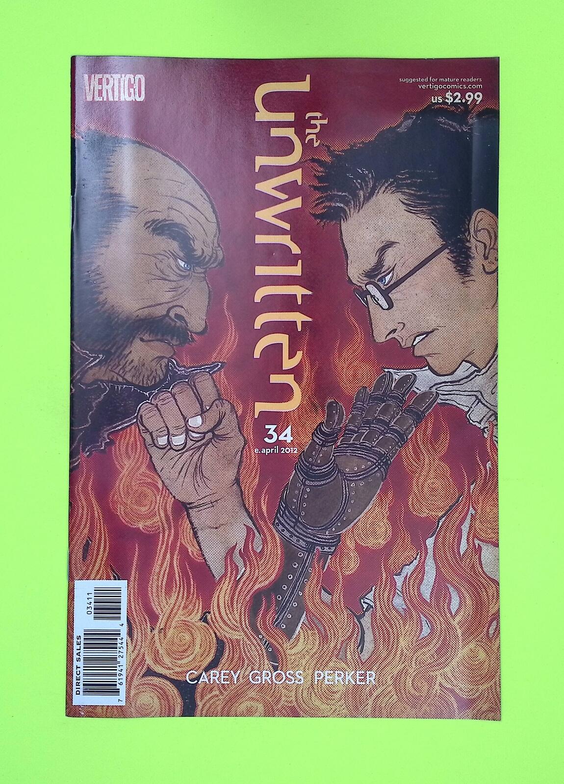 The Unwritten #34 2012 Vertigo Mid Grade Comic Book L79-297