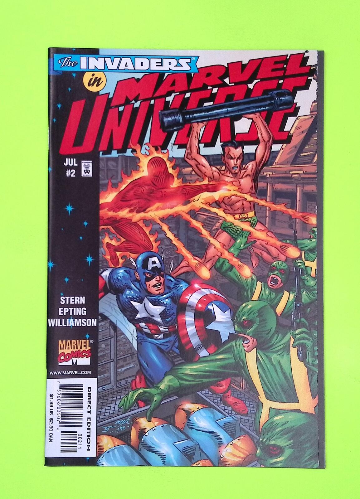 Marvel Universe #2b 1998 Marvel Comics Variant 8.0 Comic Book A42-59