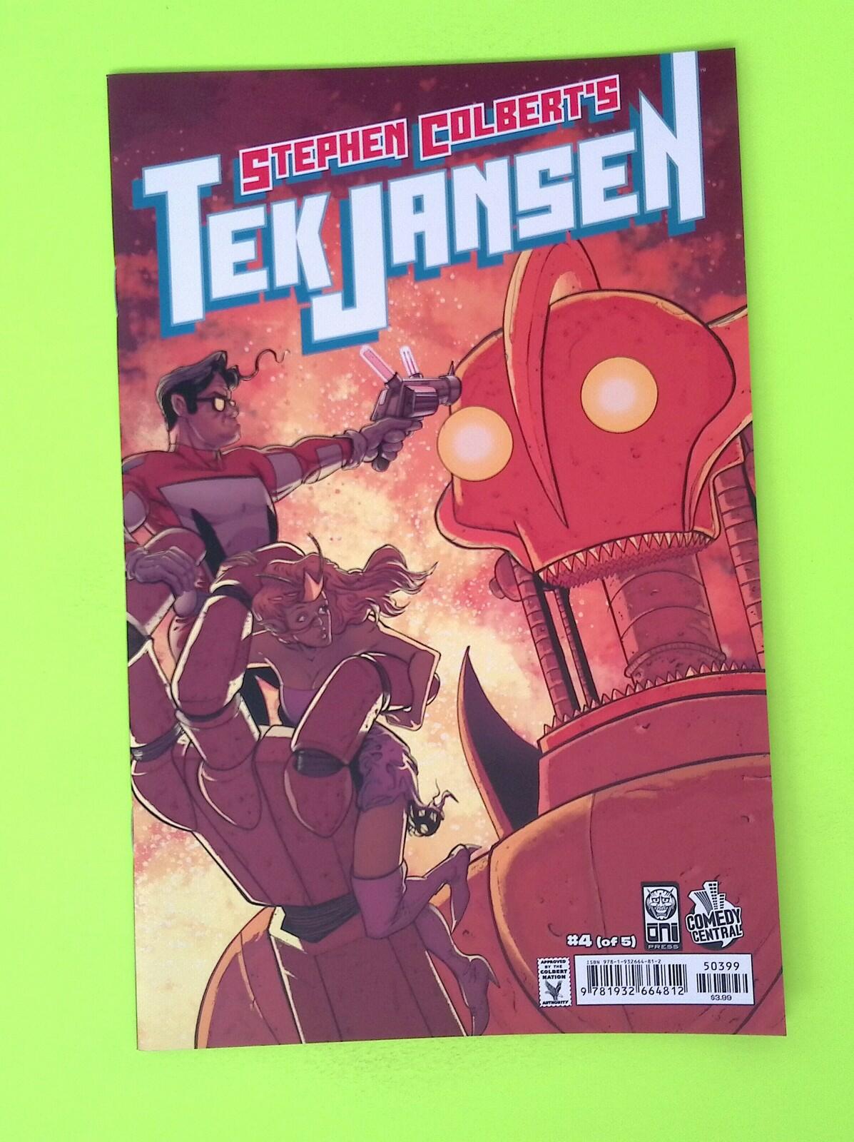 Stephen Colbert's Tek Jansen #4 Oni Press 8.0 Comic Book M93-156