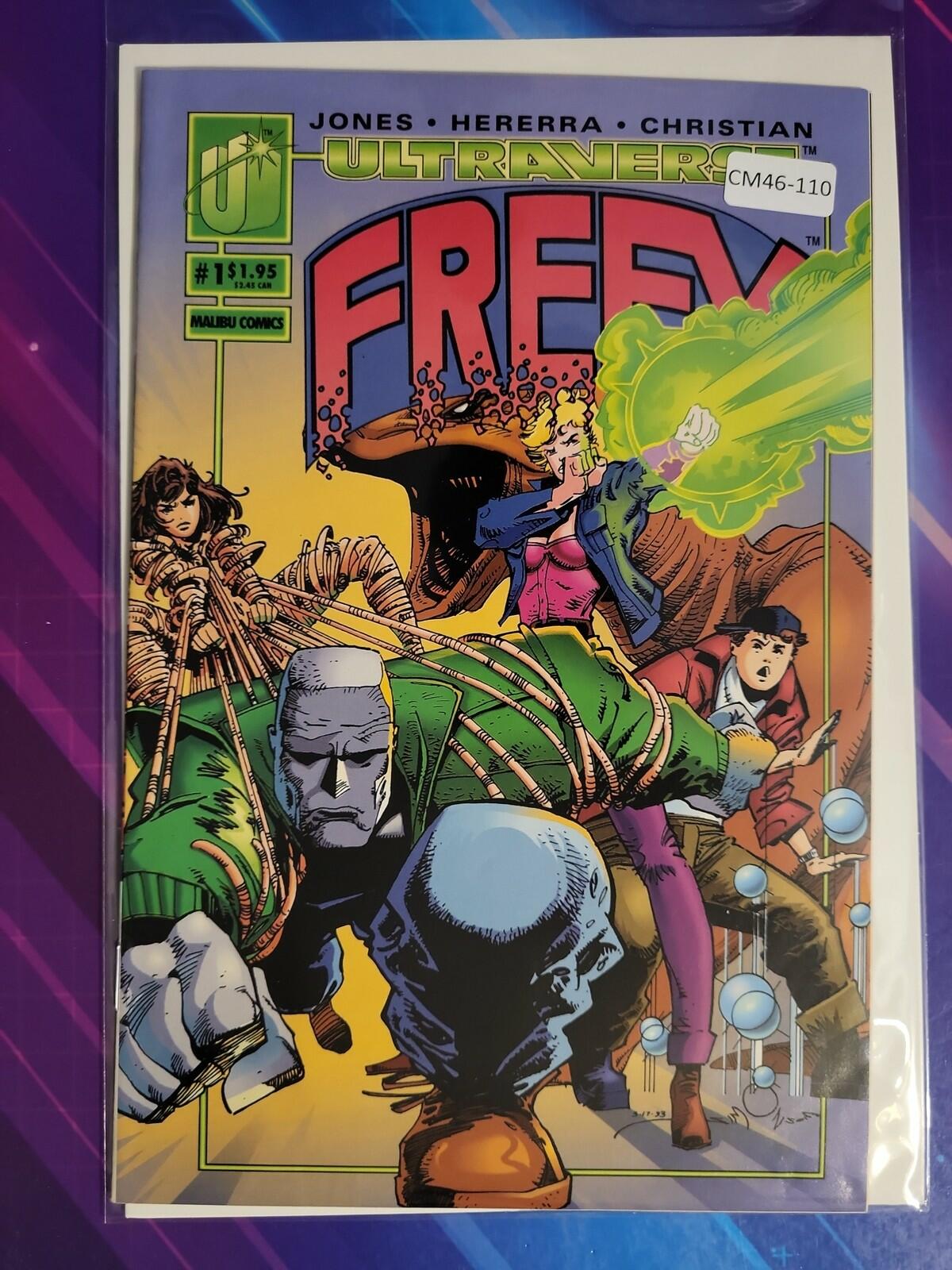 FREEX #1 8.0 MALIBU COMIC BOOK CM46-110