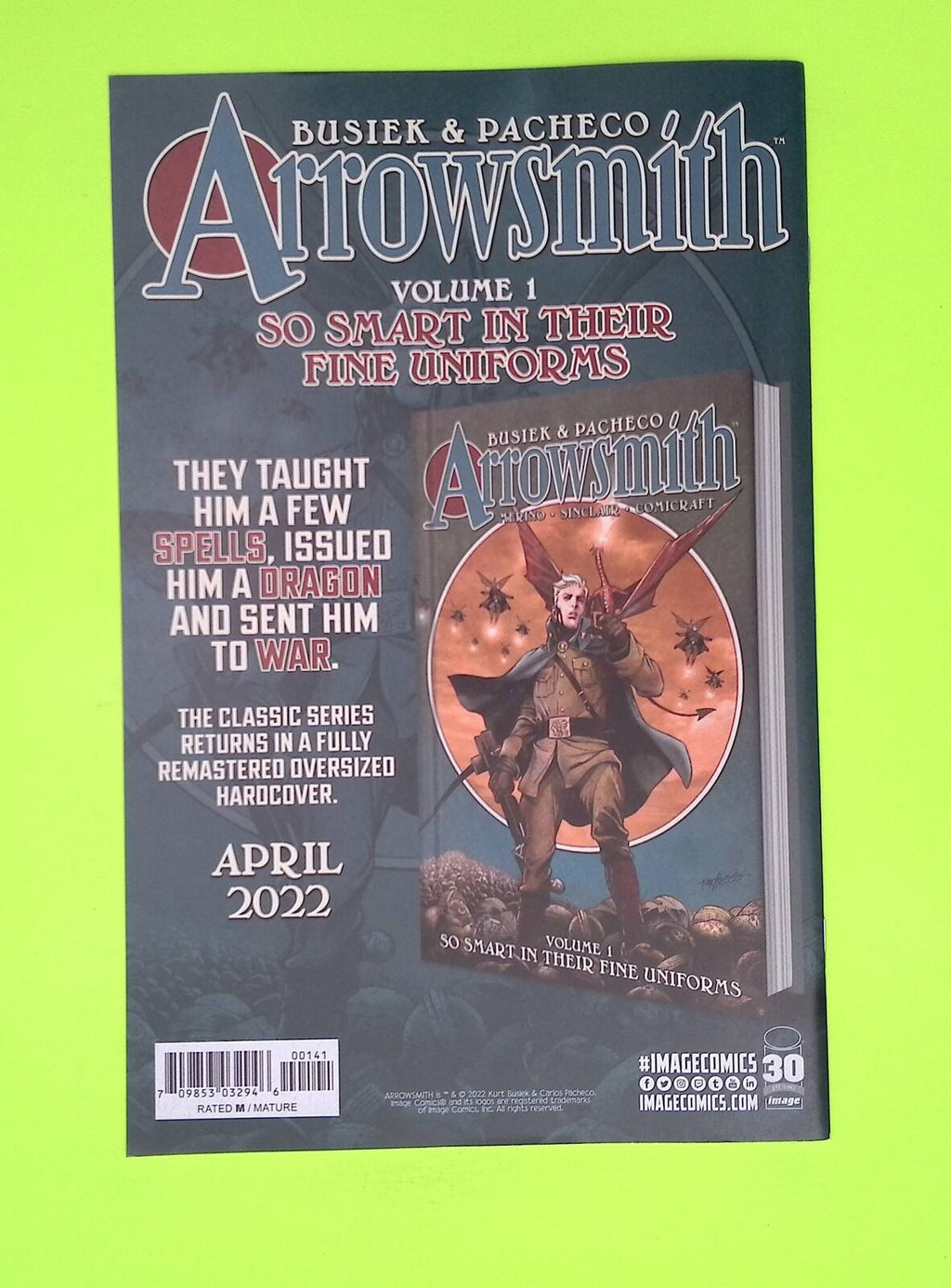 Arrowsmith Behind Enemy Lines #1d 2022 Image Comics Variant High Grade K46-104