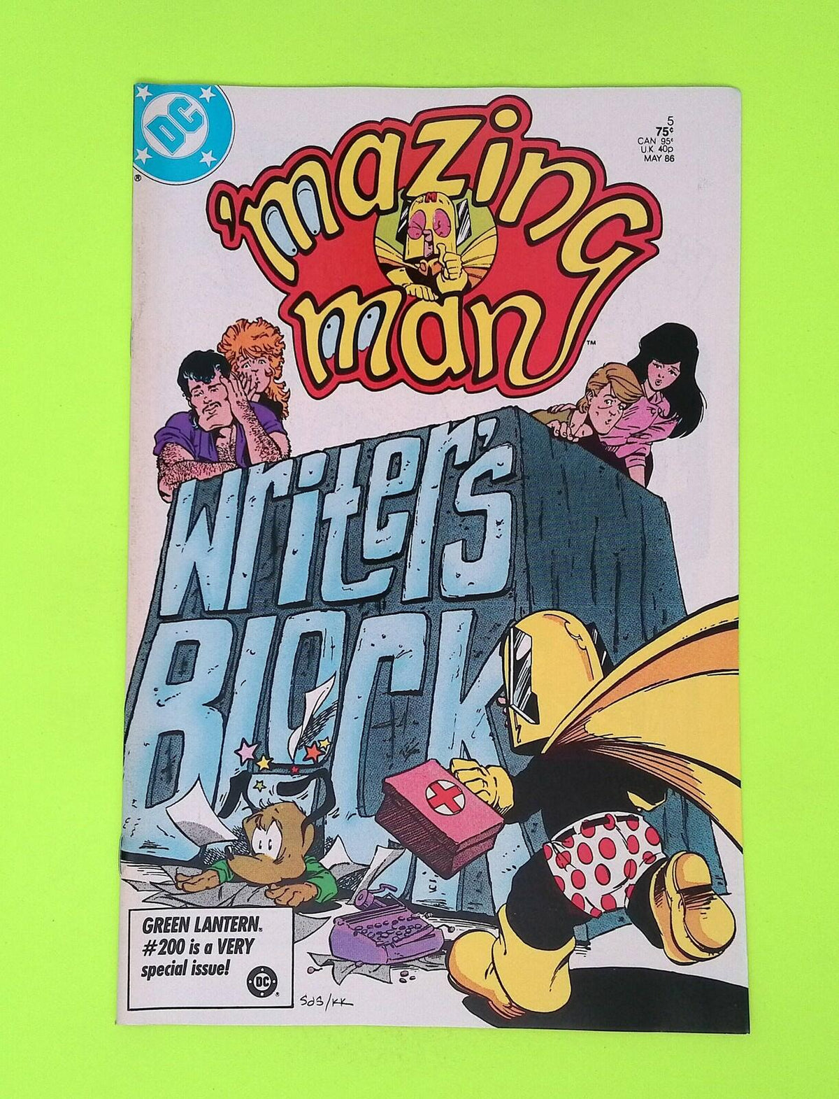 'Mazing Man #5 1986 DC Comics High Grade Comic Book P35-215