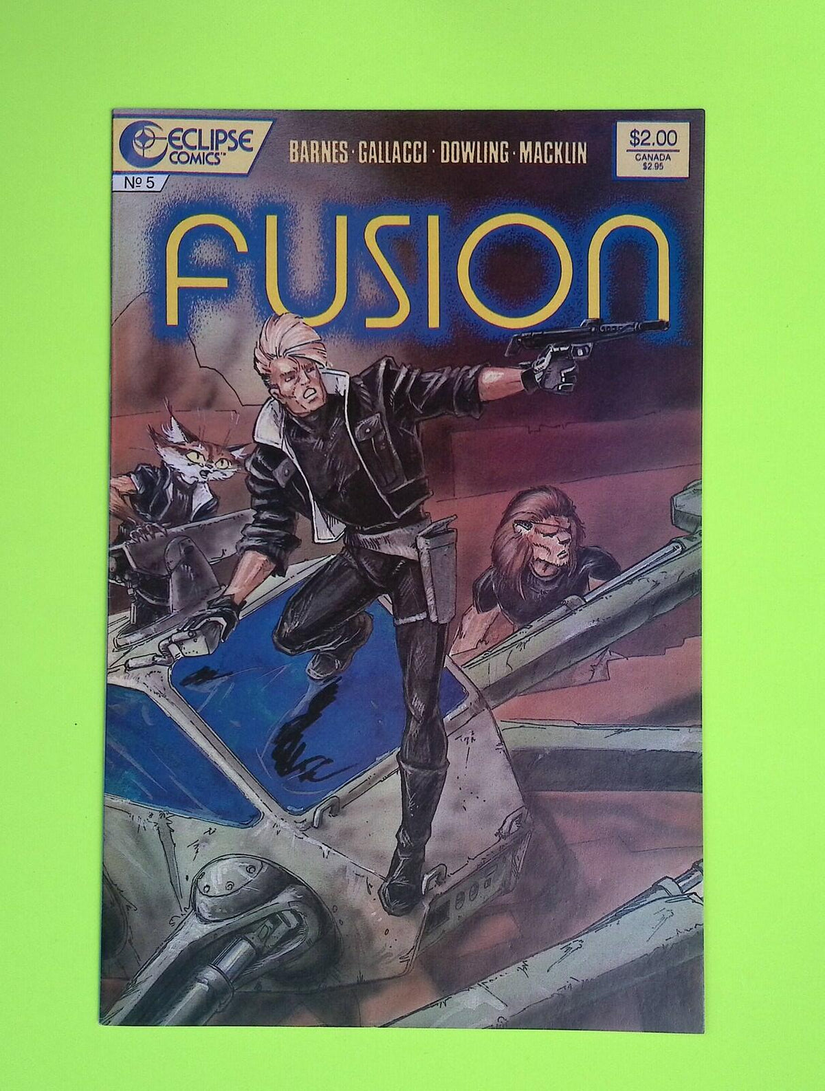 Fusion #5 Eclipse Comics 8.0 Comic Book J49-54