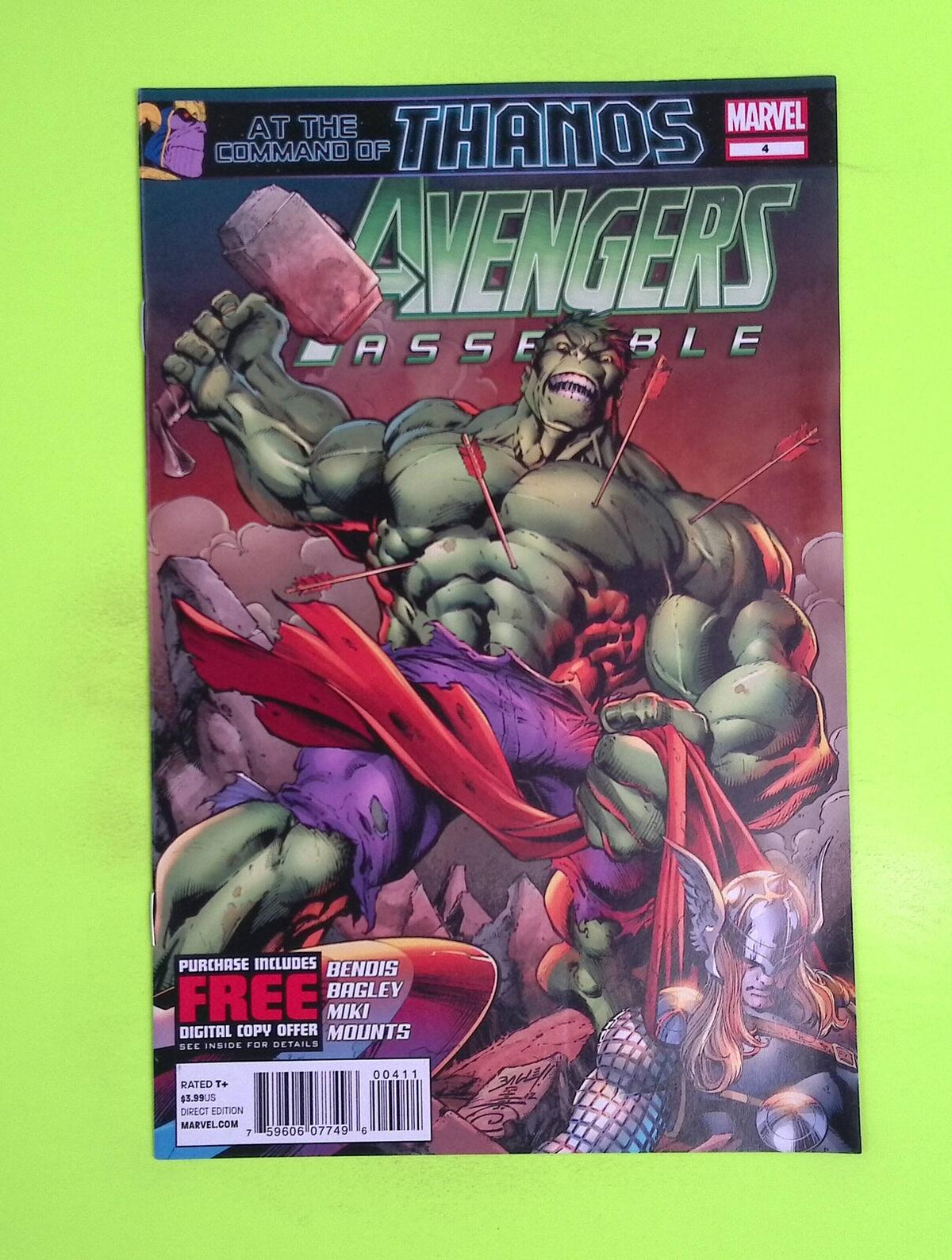 Avengers Assemble #4 Vol. 1 2012 Marvel Comics 8.0 Comic Book M13-7
