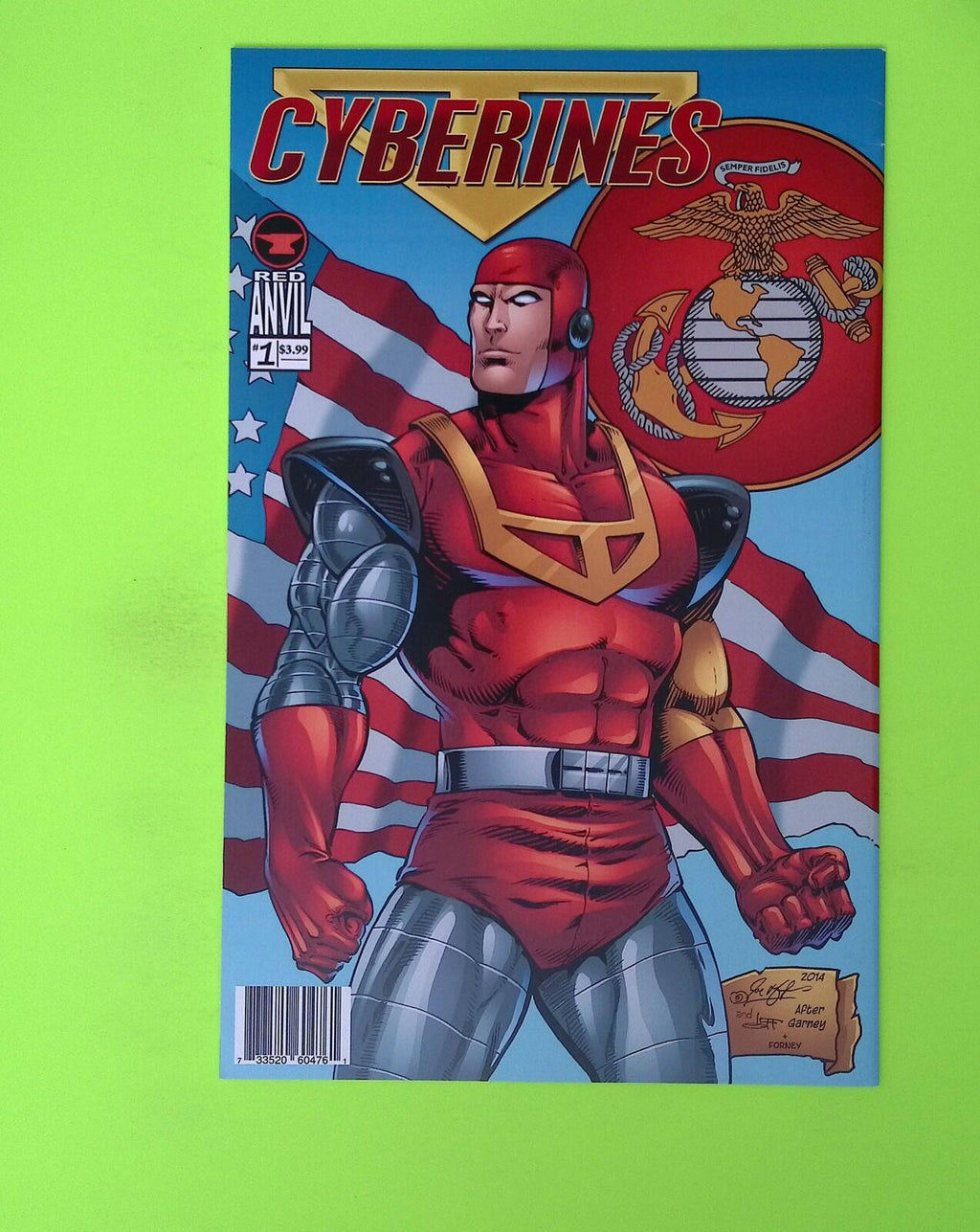 Cyberines #1 Red Anvil Comics High Grade Comic Book Q65-214