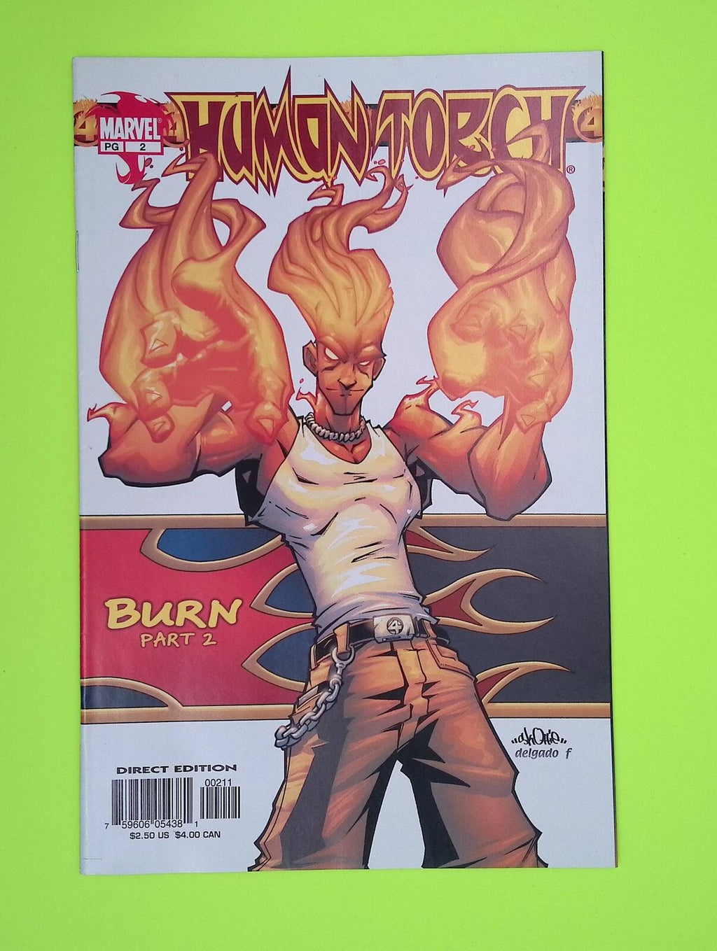 Human Torch #2 Vol. 3 2003 Marvel Comics 1st App Mid Grade Comic Book A43-3