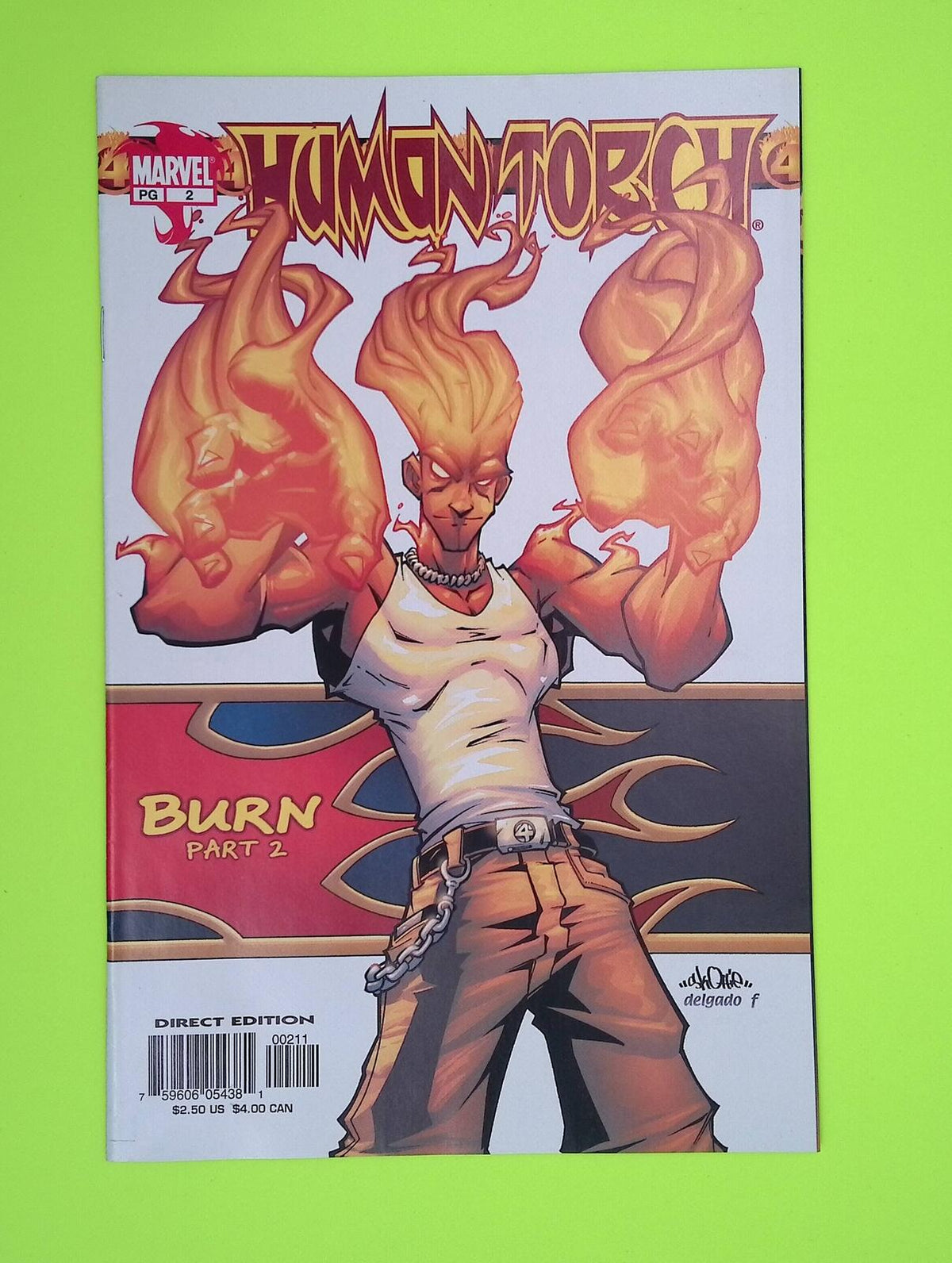 Human Torch #2 Vol. 3 2003 Marvel Comics 1st App Mid Grade Comic Book A43-3