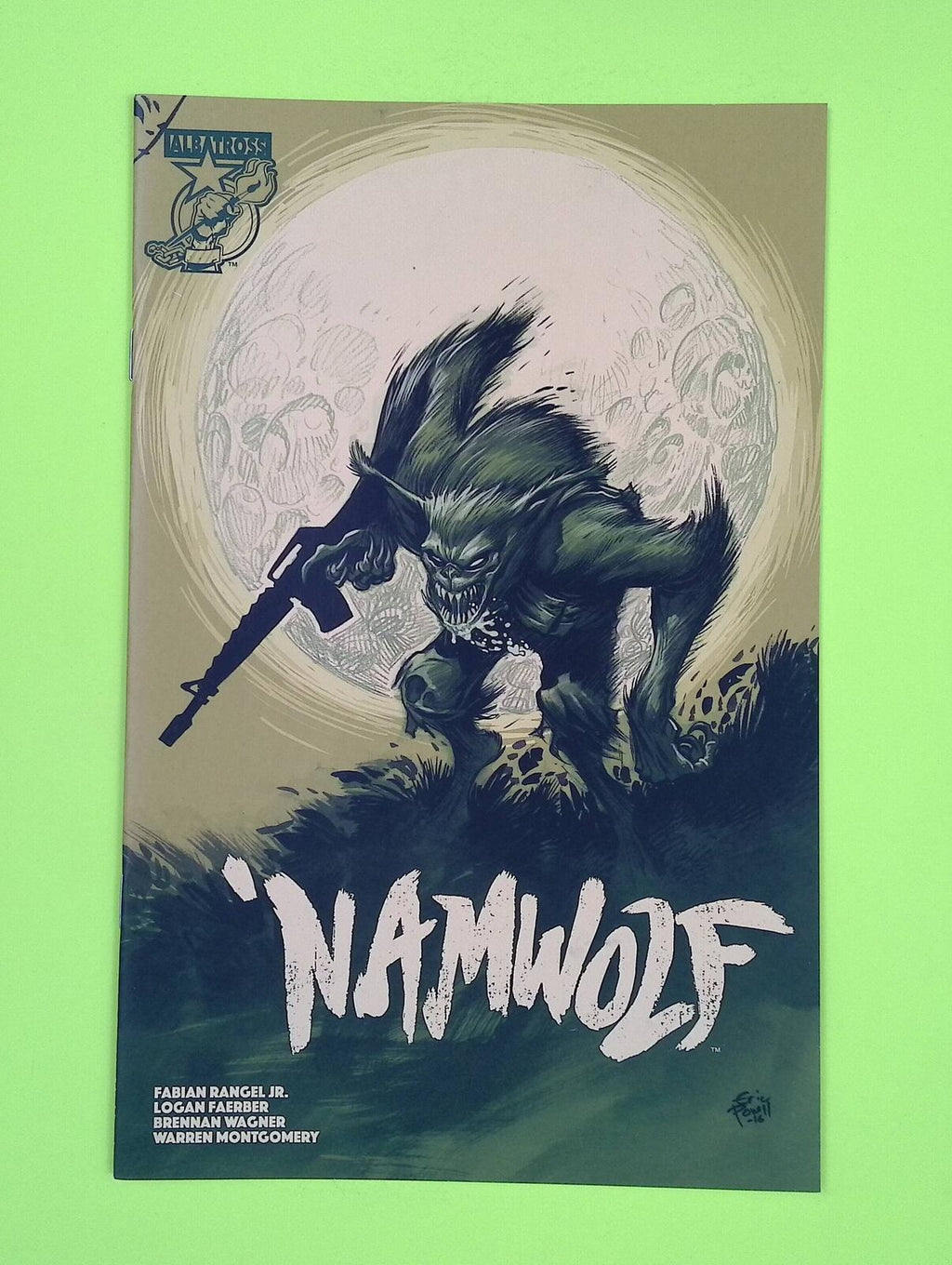 'Namwolf #1b 2017 Albatross Exploding Funny Book Variant High Grade J2-113