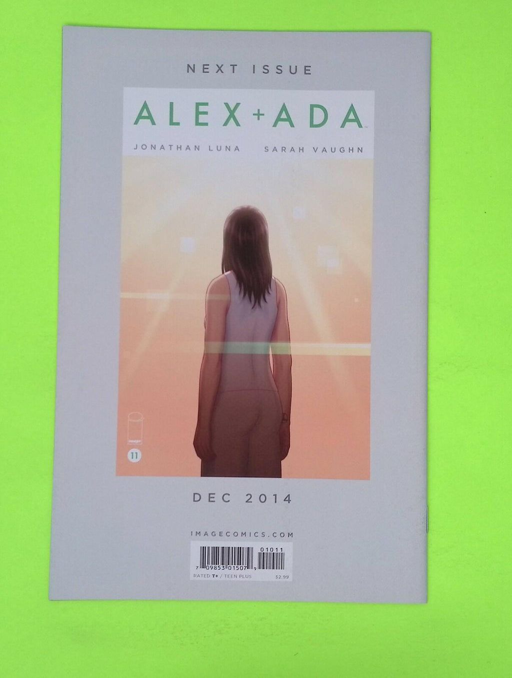 Alex + Ada #10 2014 Image Comics High Grade Comic Book R24-52