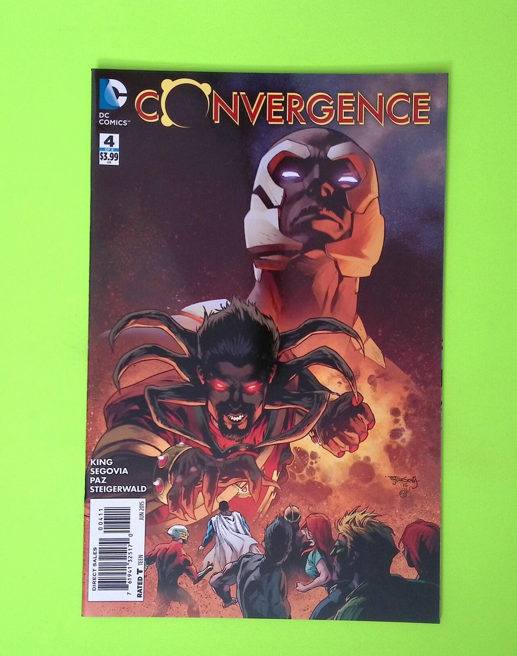 Convergence #4 2015 DC Comics 8.0 Comic Book X182-188