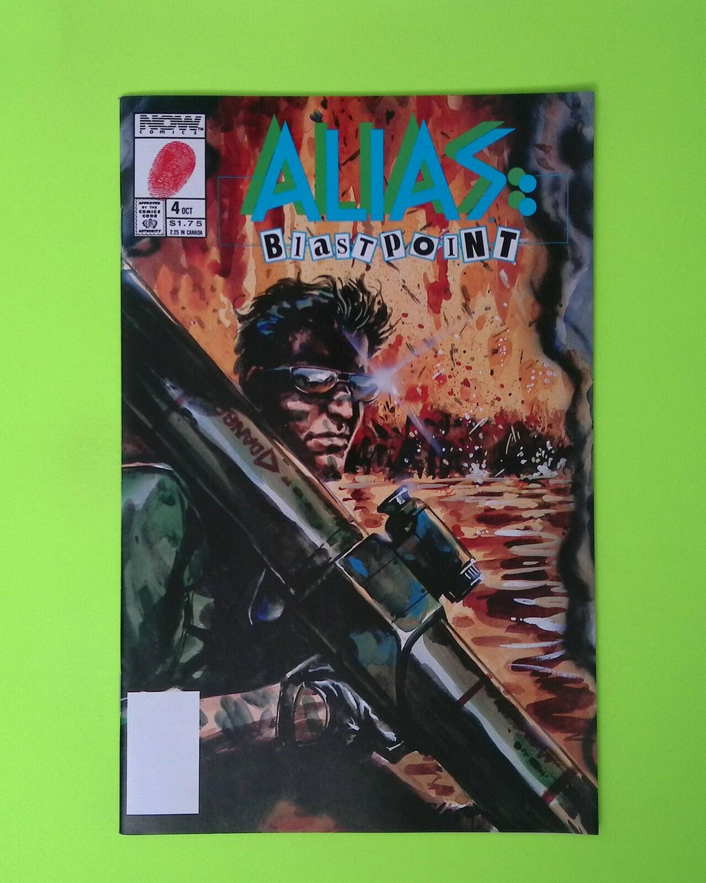 Alias #4 1990 Now Comics High Grade Comic Book Q114-196