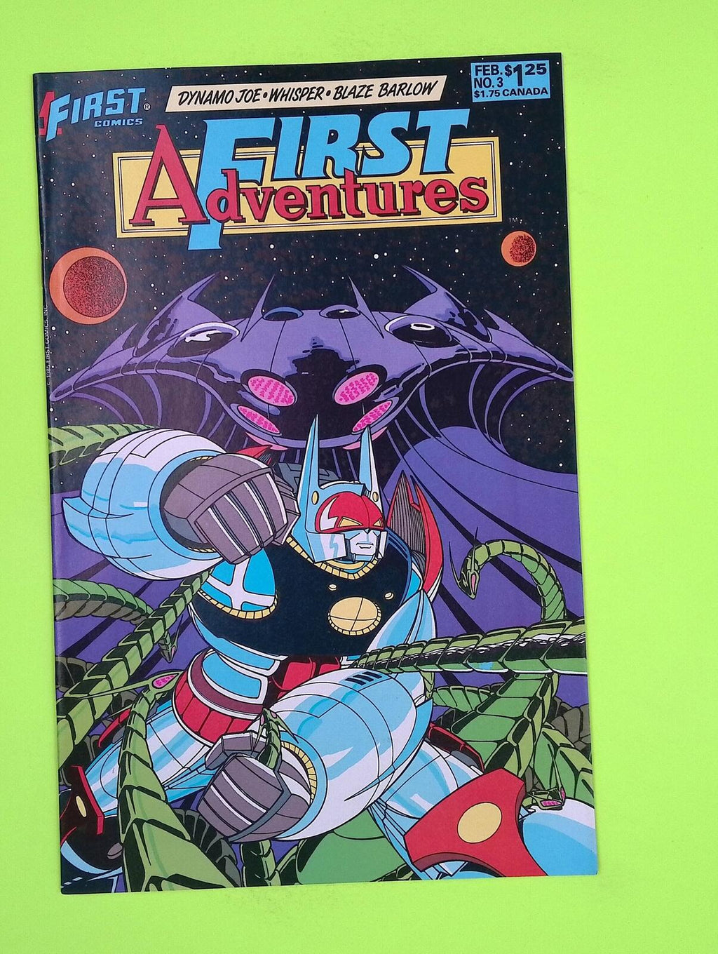 First Adventures #3 First Comics High Grade Comic Book J3-7